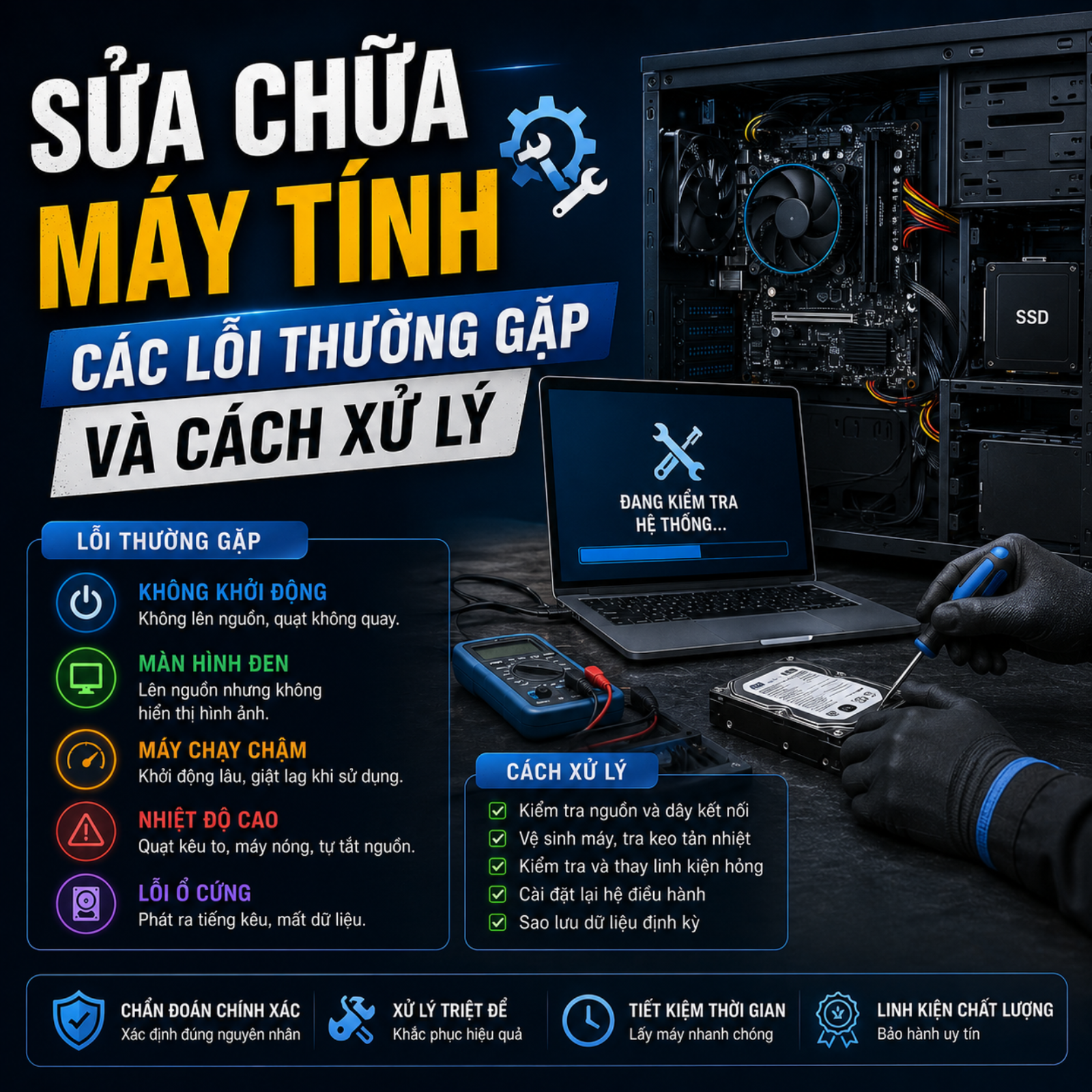Sửa chữa máy tính: Các lỗi thường gặp và cách xử lý episode artwork