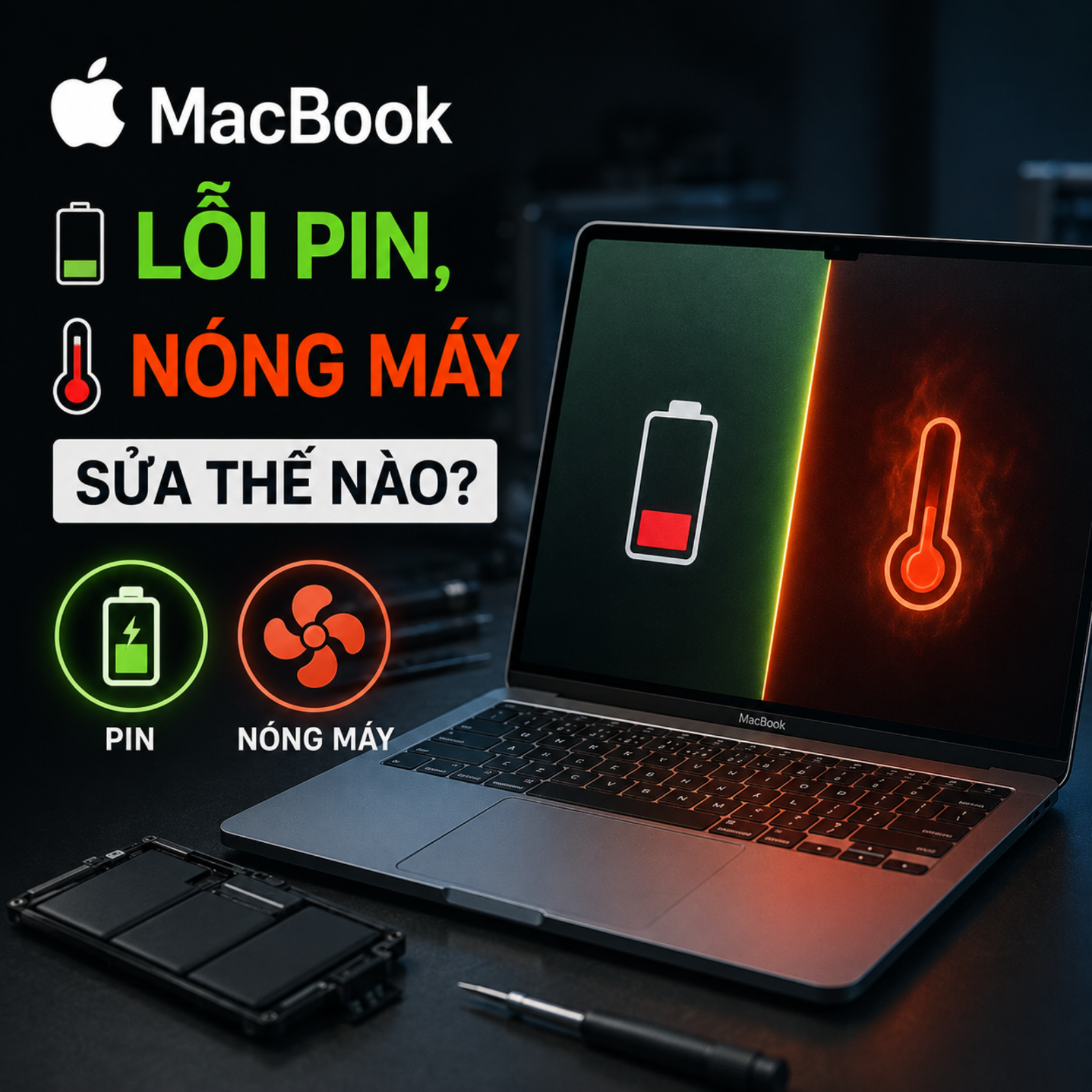 MacBook lỗi pin, nóng máy: sửa thế nào? episode artwork