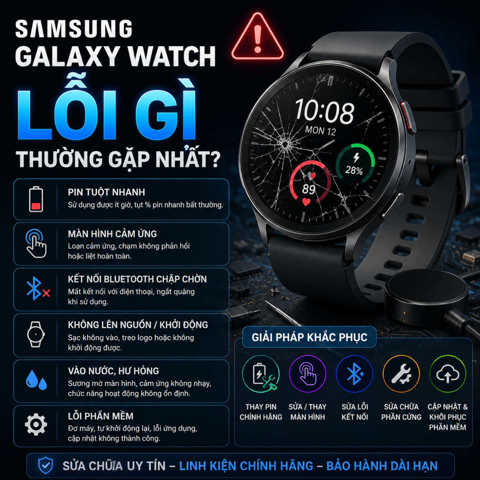 Samsung Galaxy Watch lỗi gì thường gặp nhất? và sửa thế nào? episode artwork