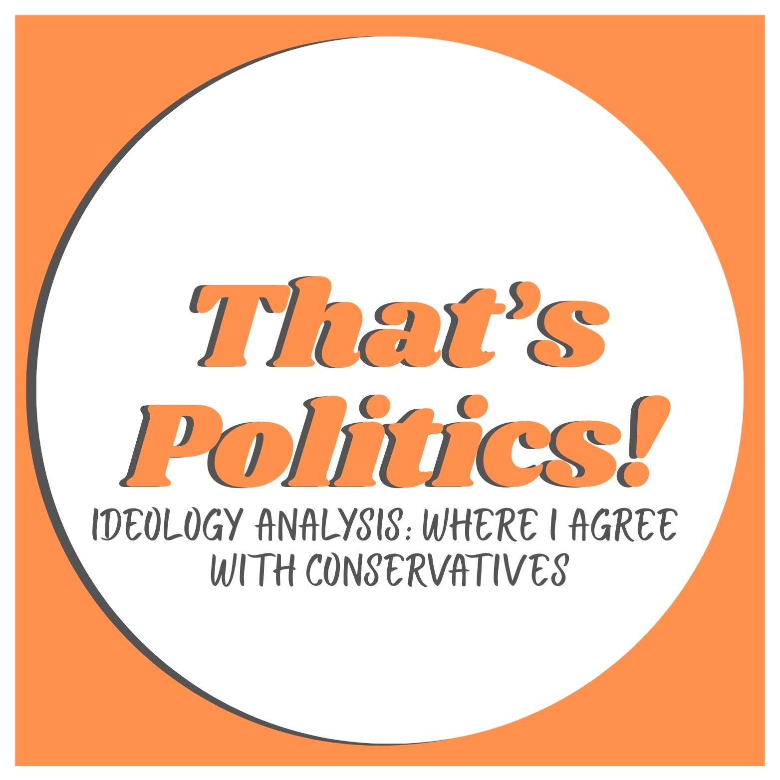 Ideology Analysis: Where I agree with conservatives