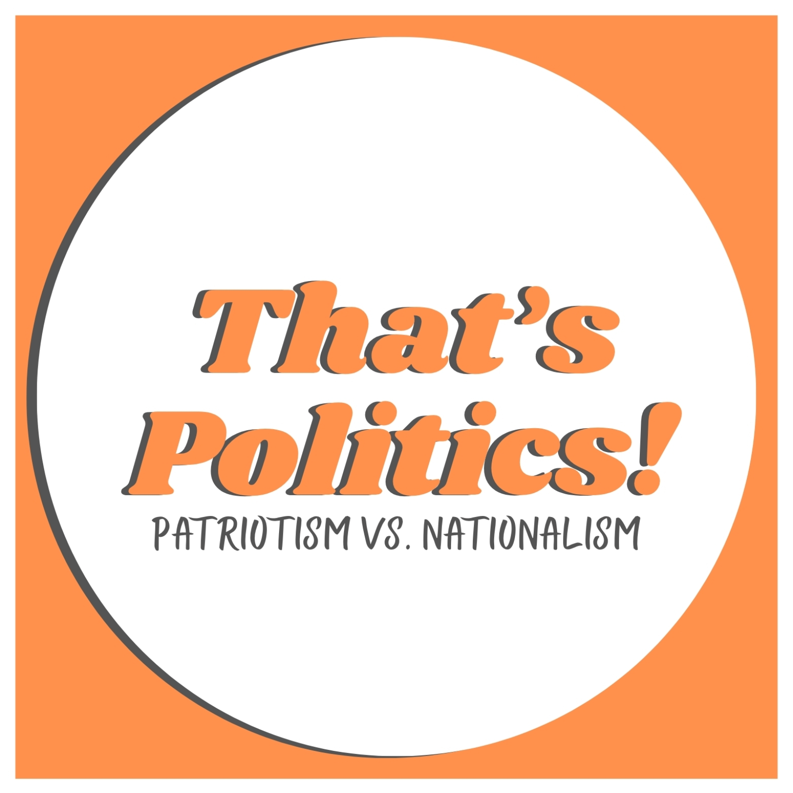 Patriotism vs. Nationalism episode artwork