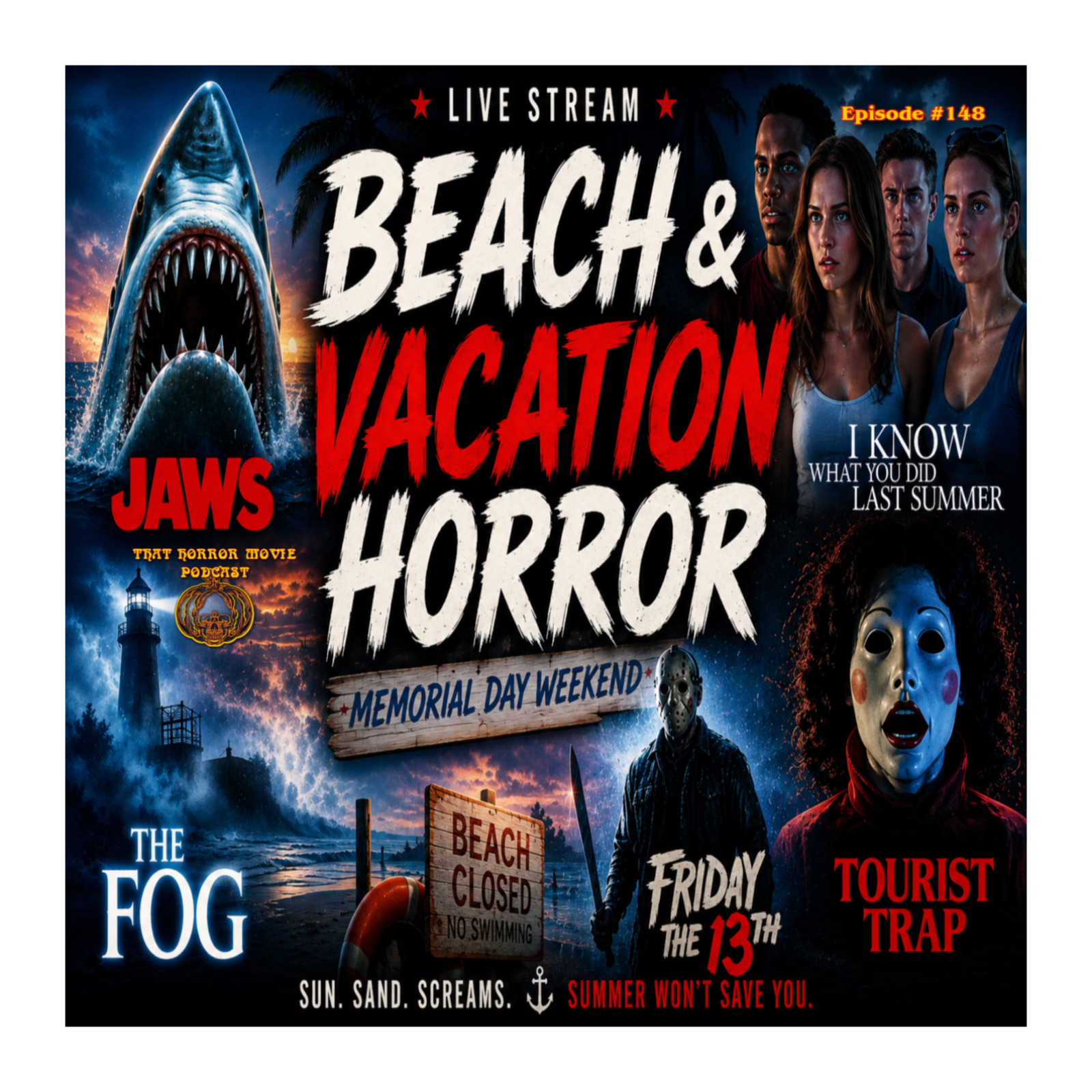 Beach & Vacation Horror! Happy Memorial Day Weekend!
