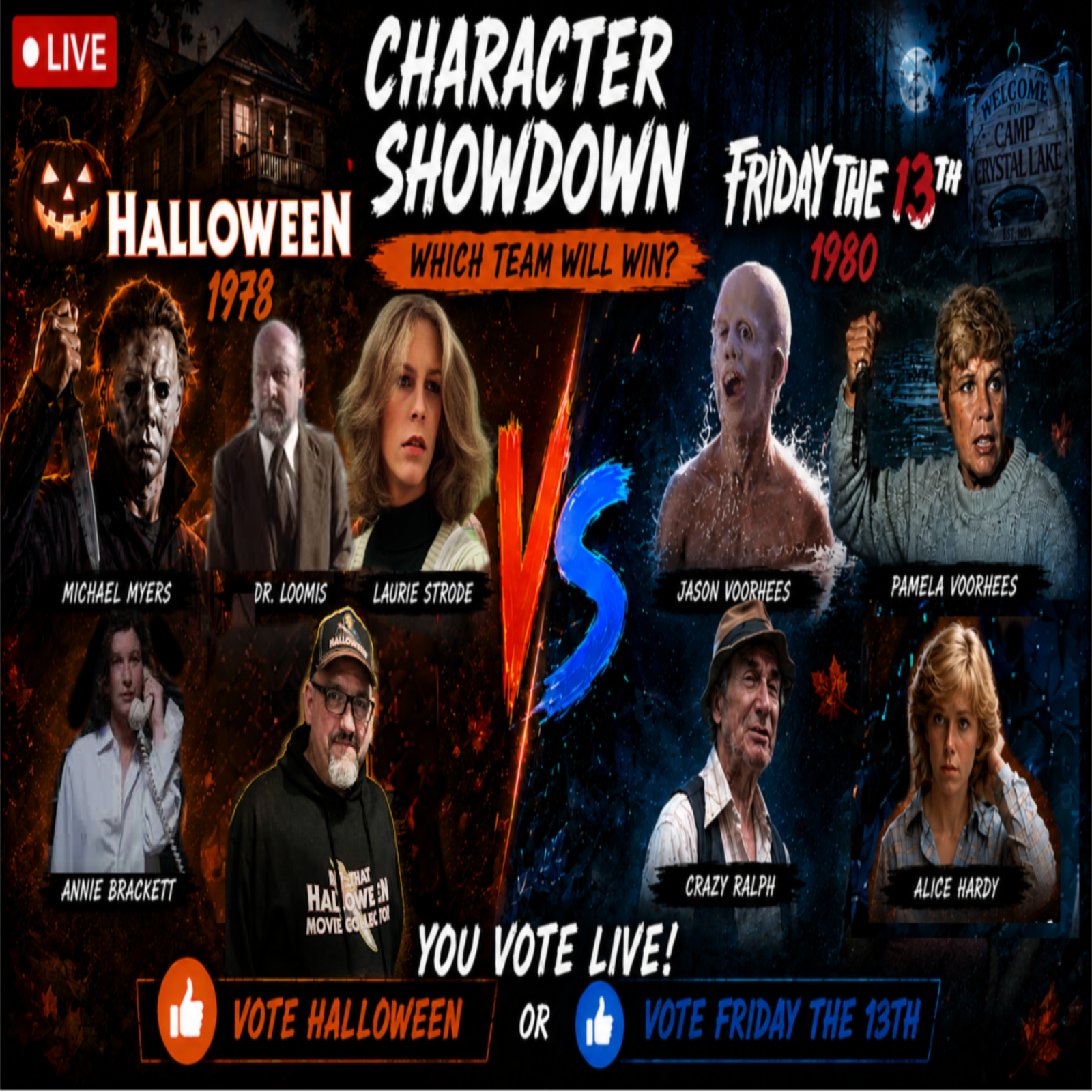 Halloween 1978 VS Friday the 13th 1980 Character Showdown episode artwork