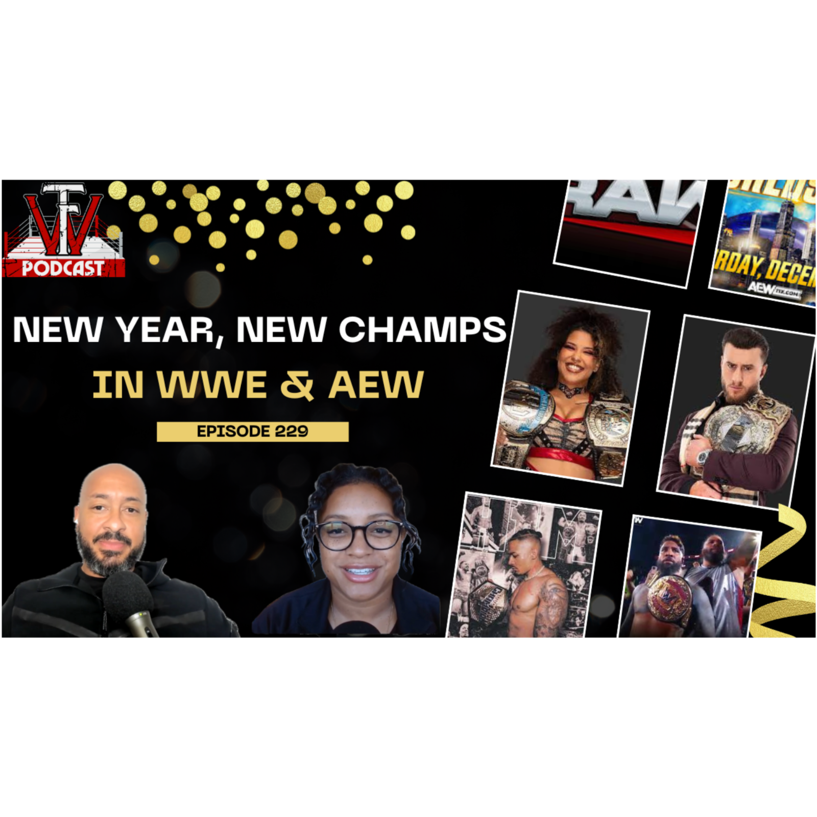 New Year, New Champs in WWE & AEW, Previewing RAW on Jan 5th, & Grades For Top WWE Stars In 2025 episode artwork