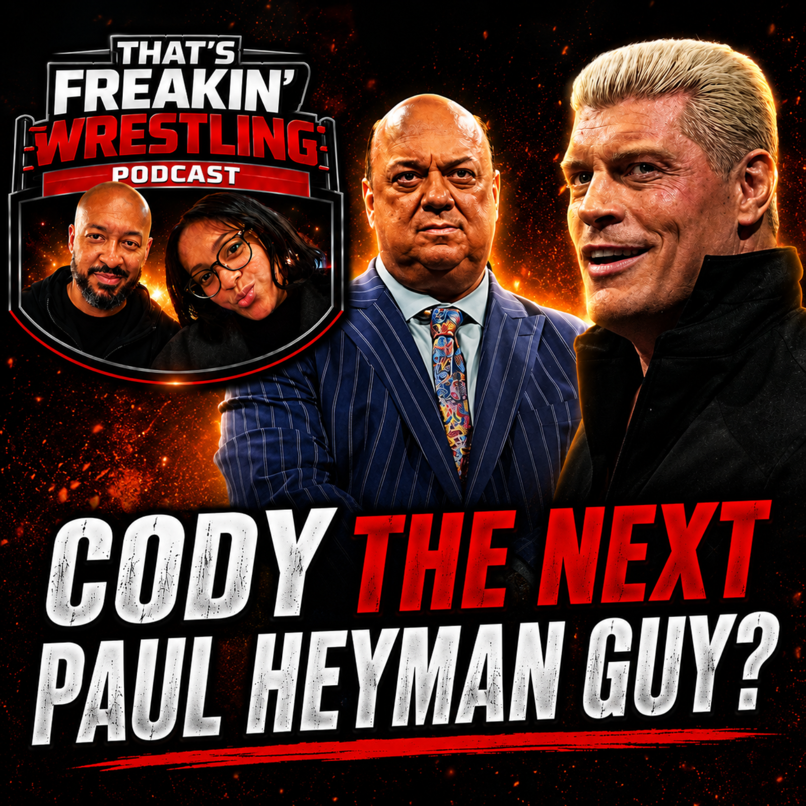 Is Cody Rhodes The Next Paul Heyman Guy? Plus Ilya Dragunov Leaves WWE, Oba Femi Delivers Again, & AEW All In Talk episode artwork