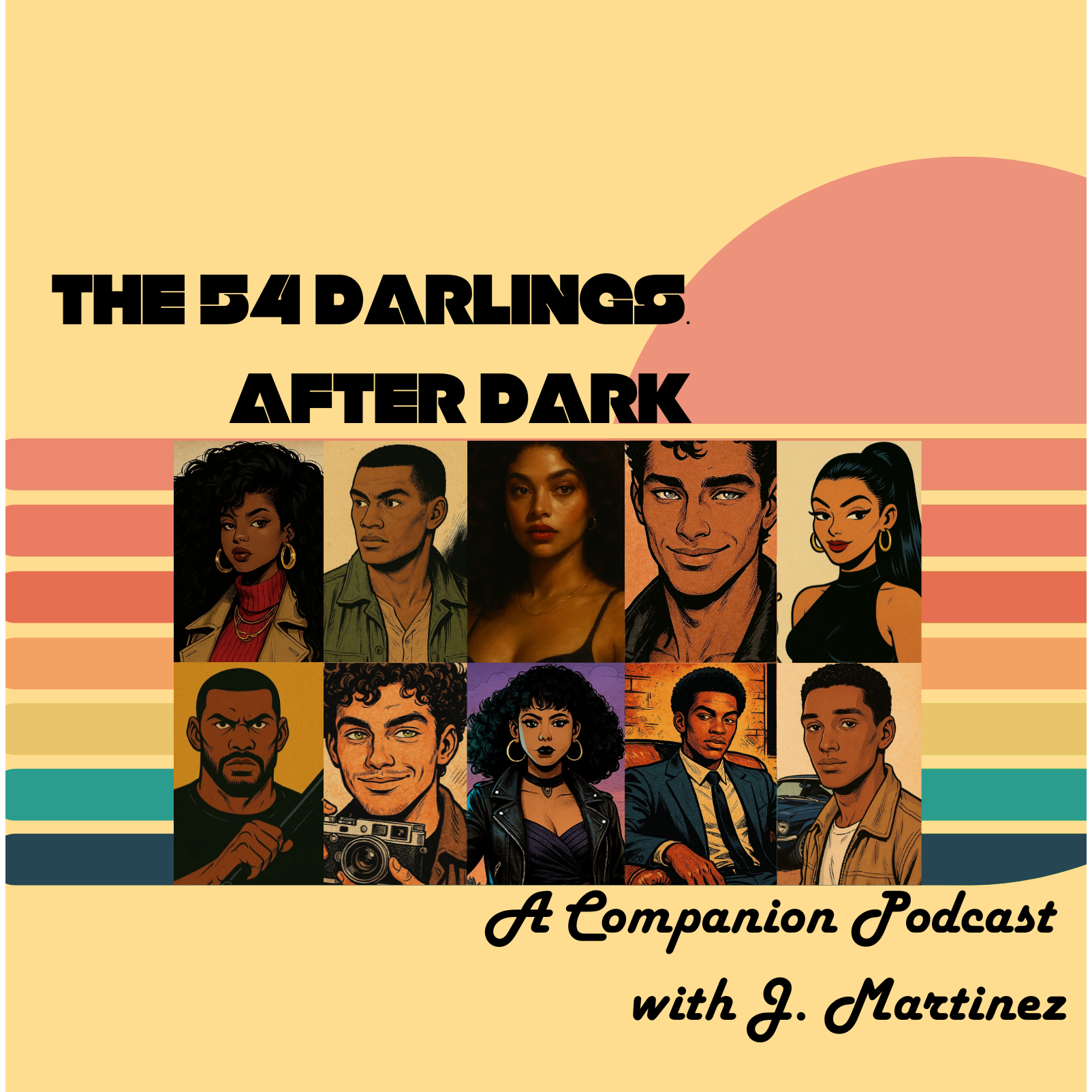 The 54 Darlings After Dark podcast artwork