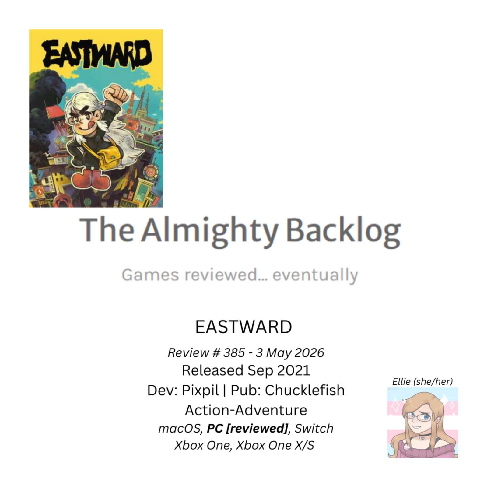The Almighty Backlog 385 - Eastward episode artwork