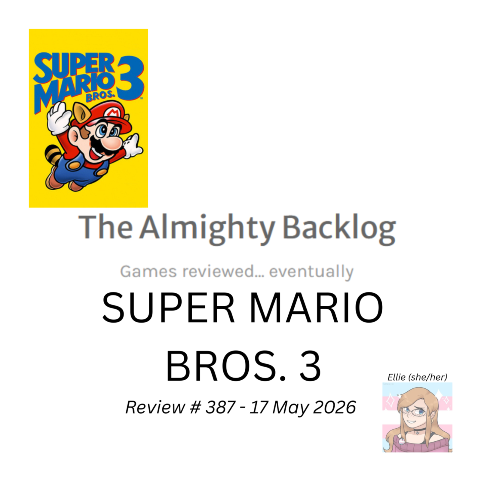 The Almighty Backlog 387 - Super Mario Bros. 3 episode artwork
