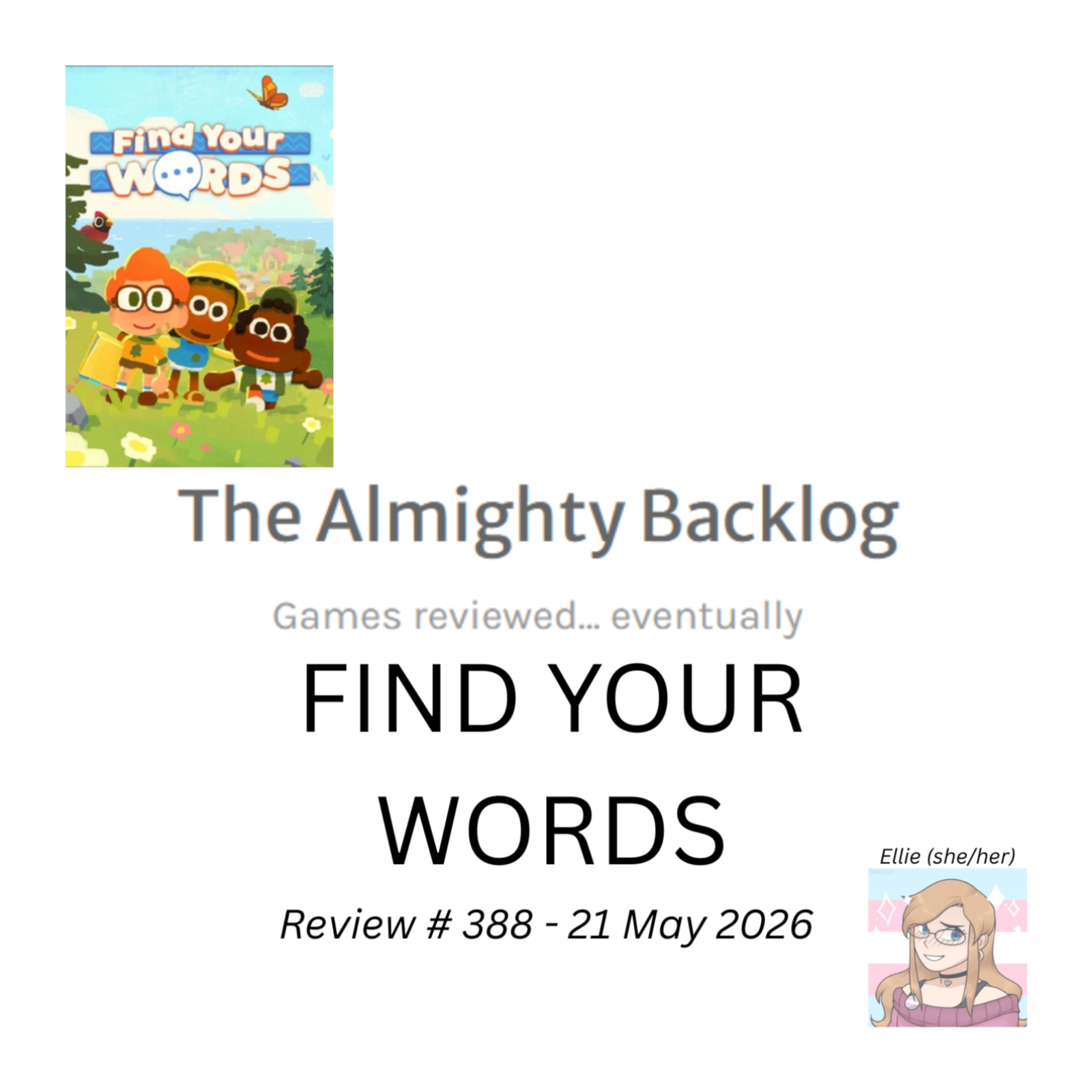 The Almighty Backlog 388 - Find Your Words episode artwork