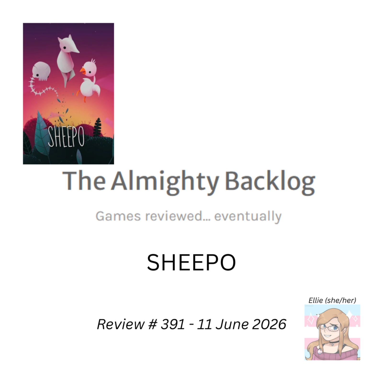 The Almighty Backlog 391 - Sheepo episode artwork
