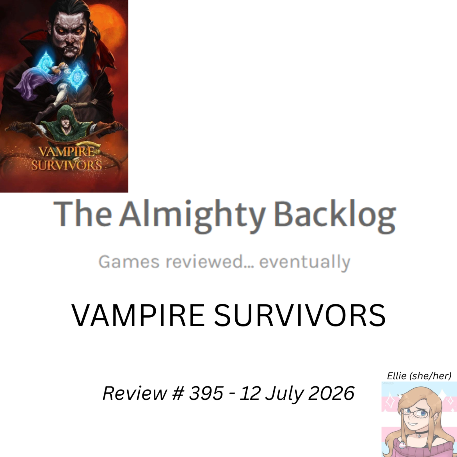 The Almighty Backlog 395 - Vampire Survivors episode artwork