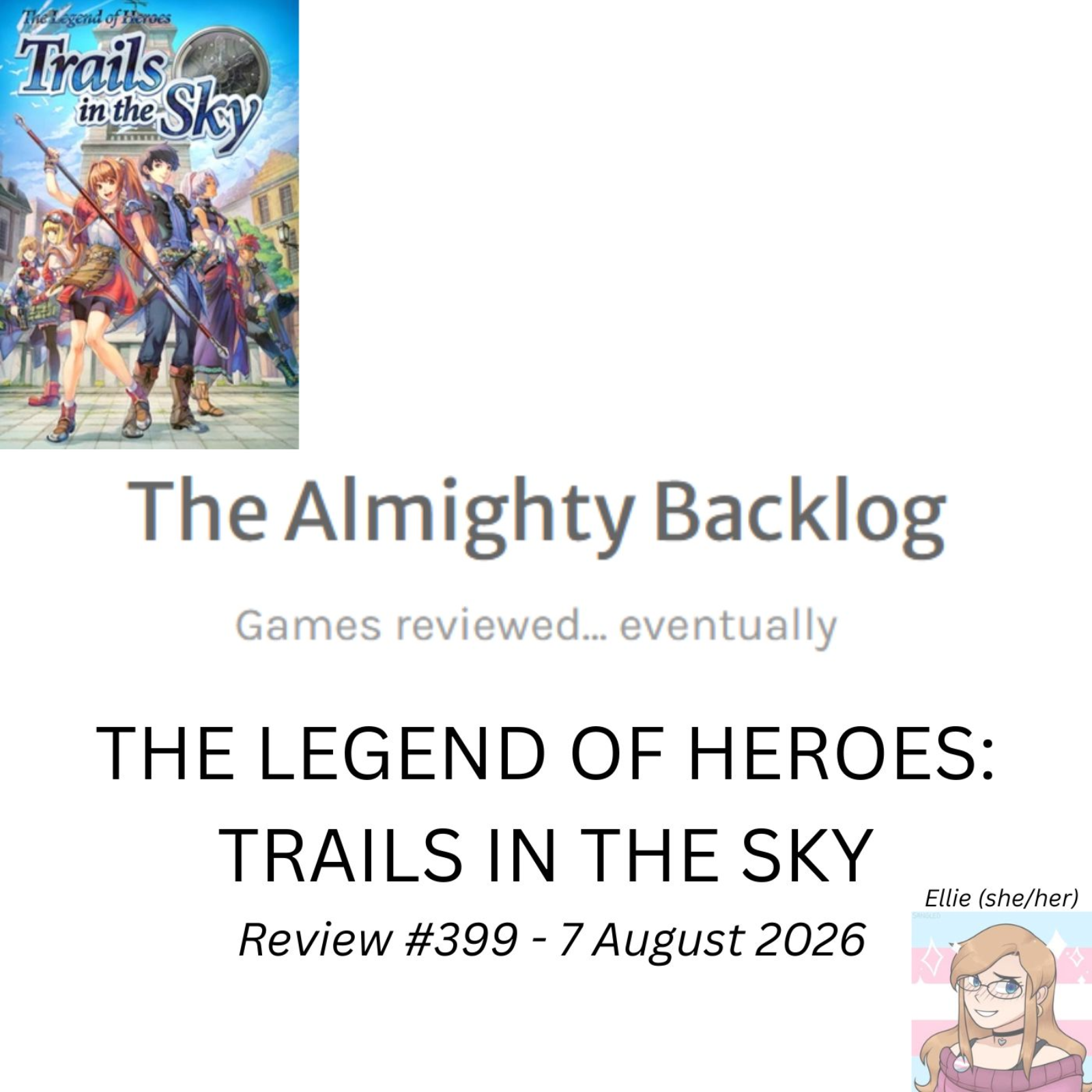 The Almighty Backlog 399 - Trails in the Sky episode artwork