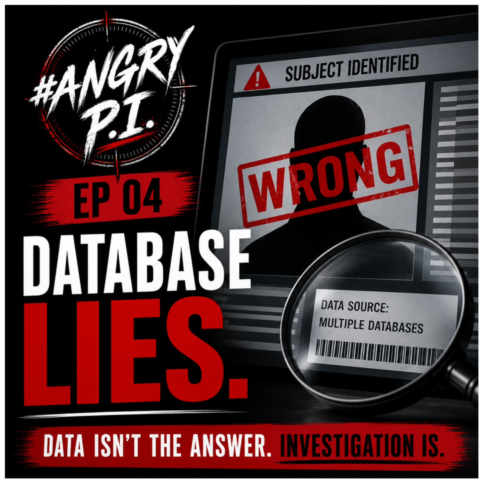 The Dirty Secret Behind Investigative Databases episode artwork