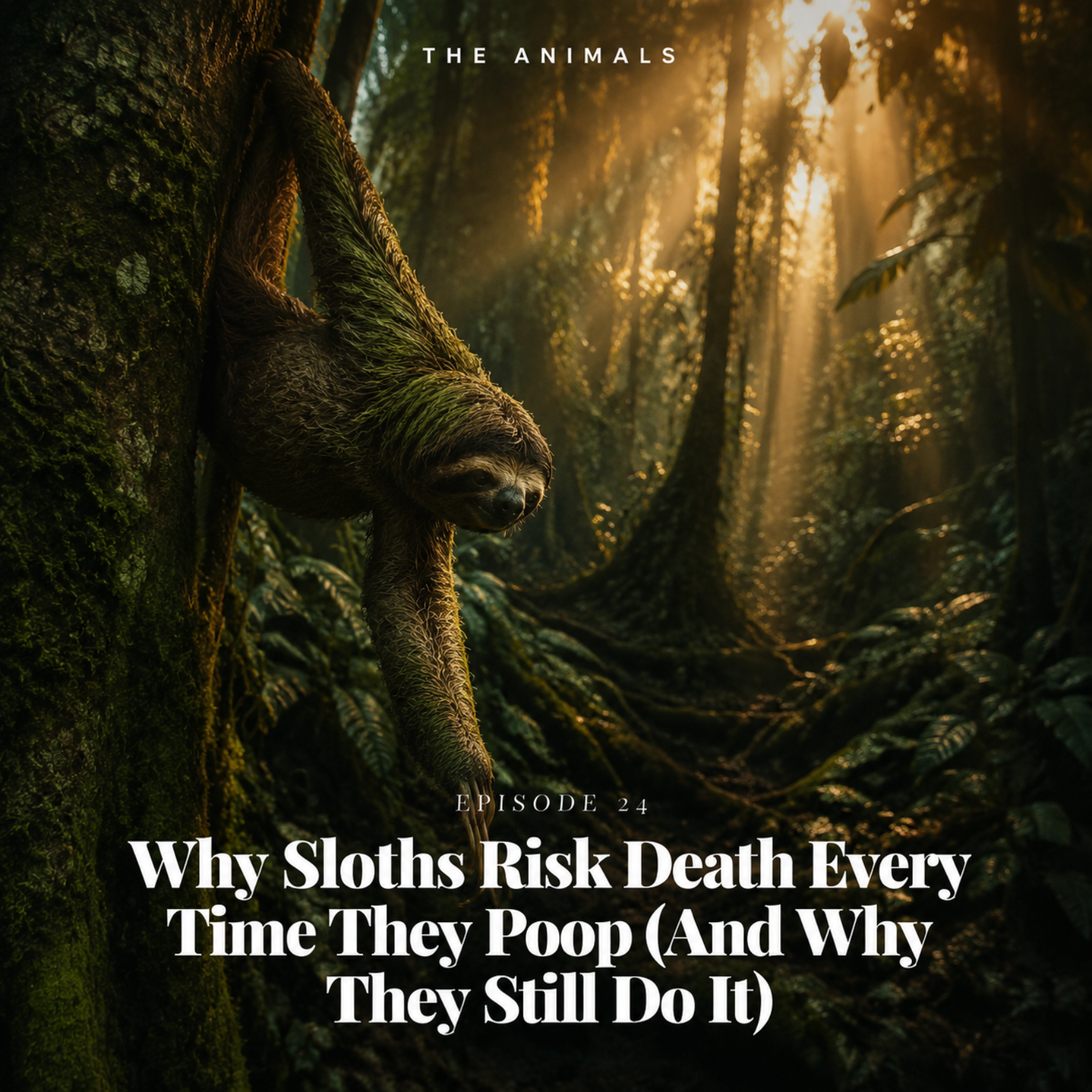 Why Sloths Risk Death Every Time They Poop (And Why They Still Do It) episode artwork