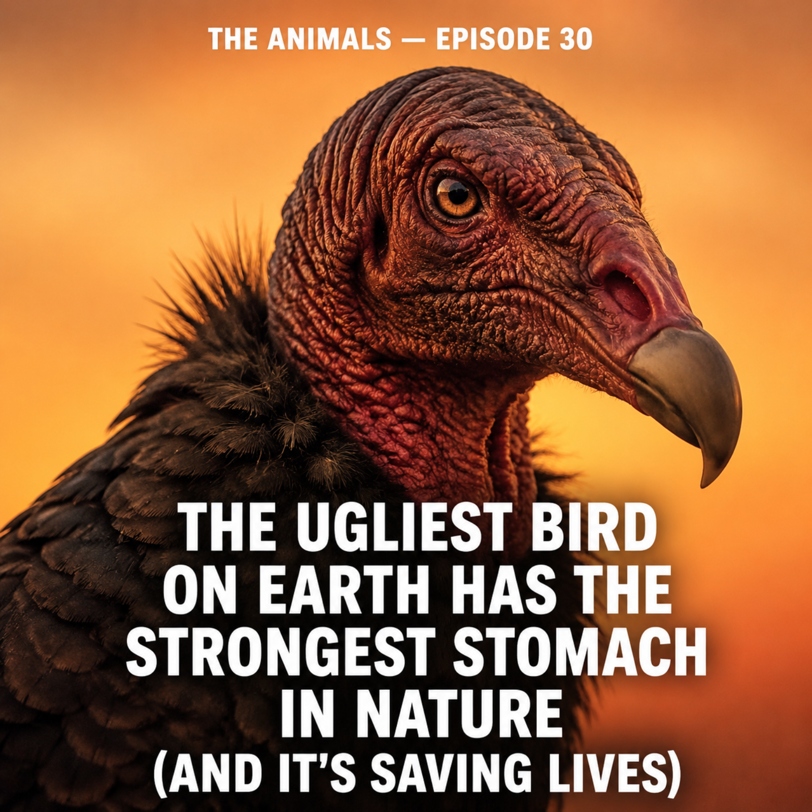 The Ugliest Bird on Earth Has the Strongest Stomach in Nature (And It's Saving Lives) episode artwork
