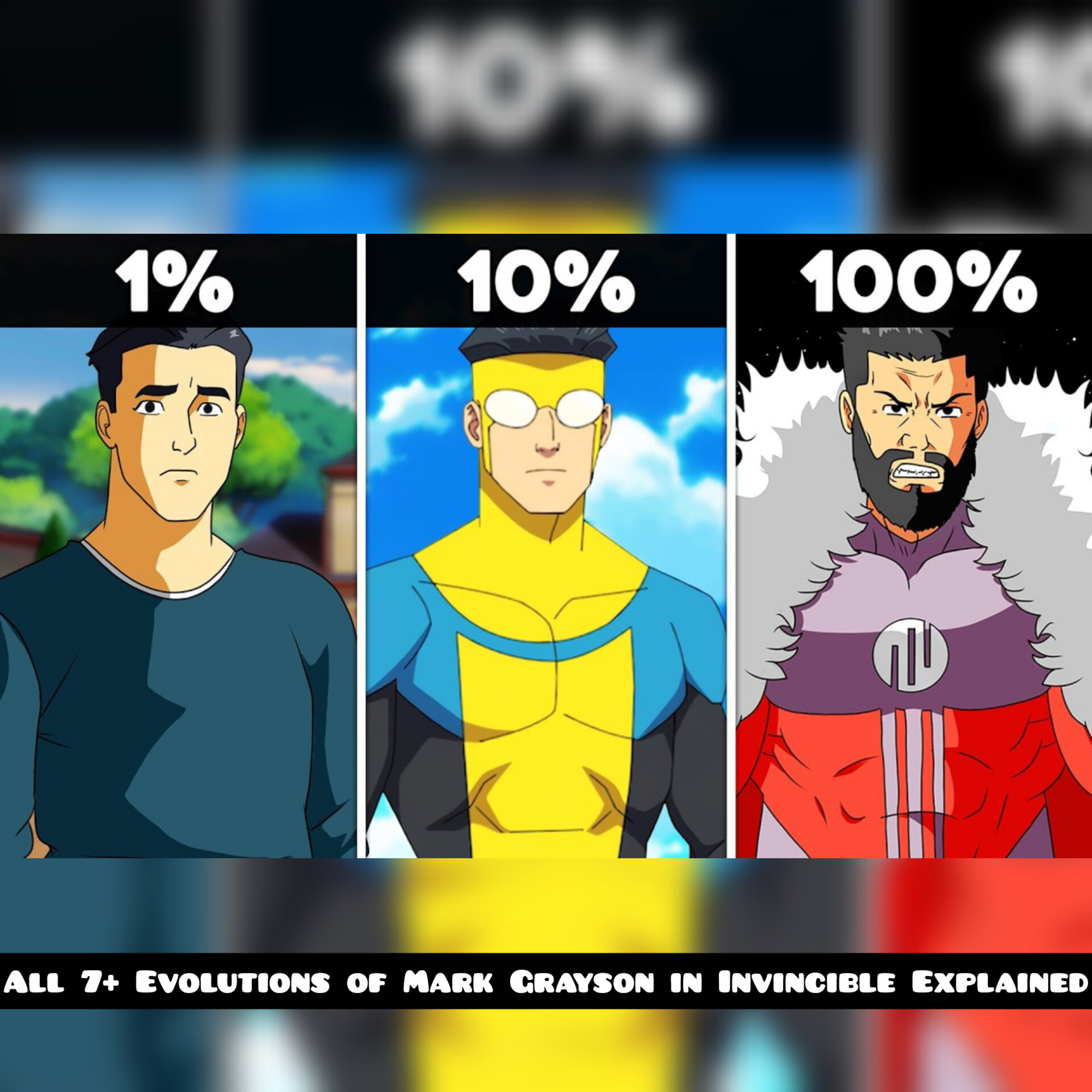 All 7+ Evolutions of Mark Grayson in Invincible Explained (Hero, Awakened, Emperor…) episode artwork