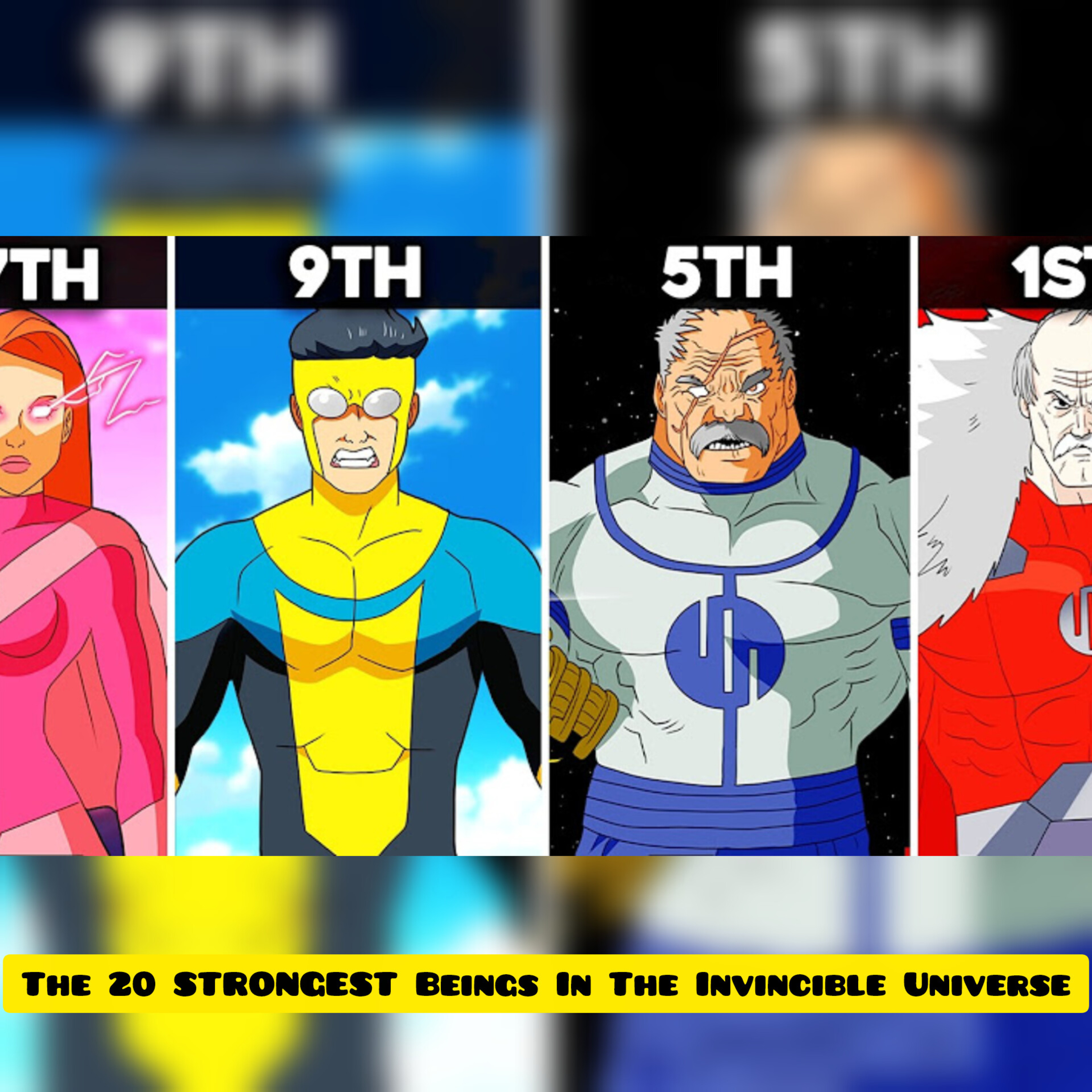 The 20 STRONGEST Beings In The Invincible Universe episode artwork