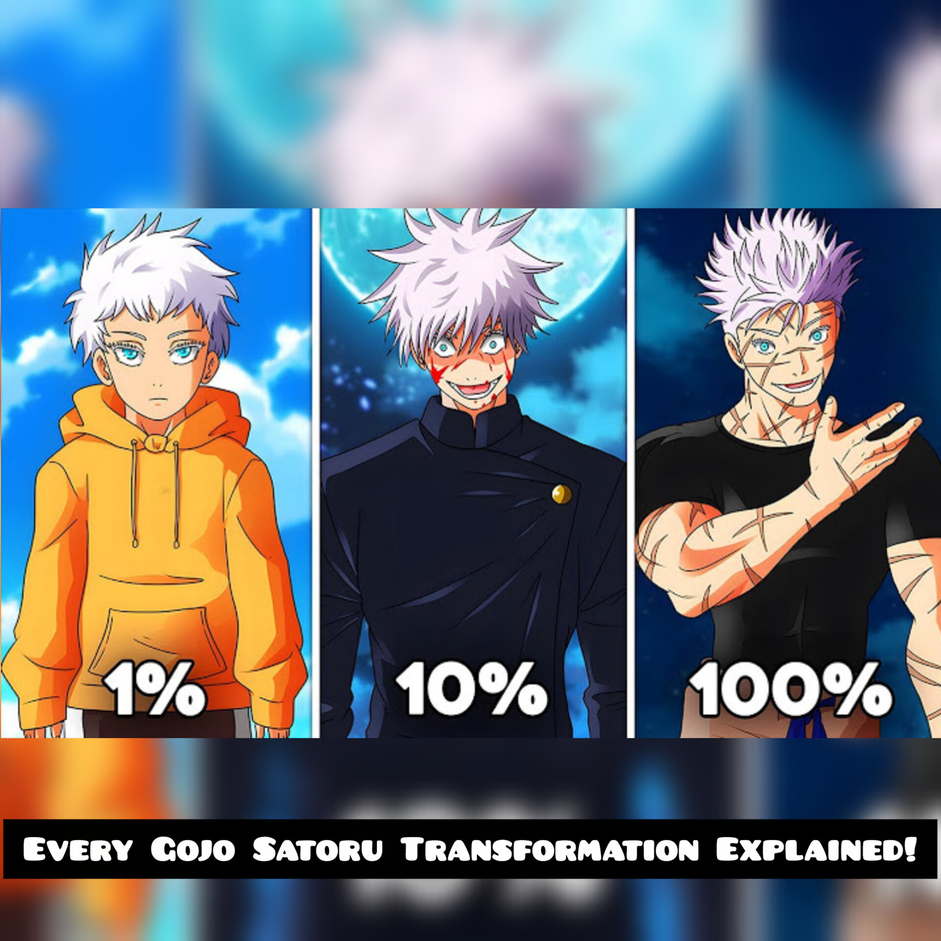 Every Gojo Satoru Transformation Explained! (Limitless, Six Eyes, God Form...) episode artwork