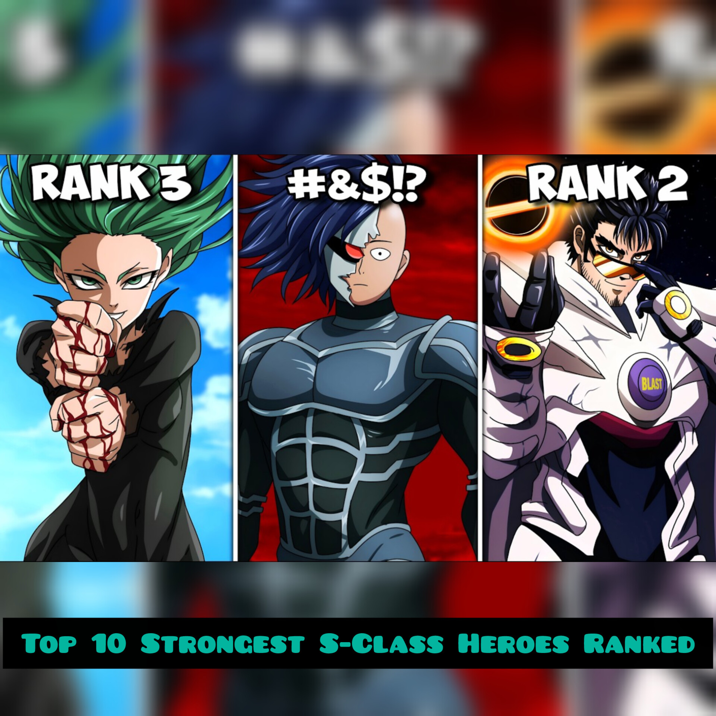 Top 10 Strongest S-Class Heroes Ranked (One Punch Man) episode artwork