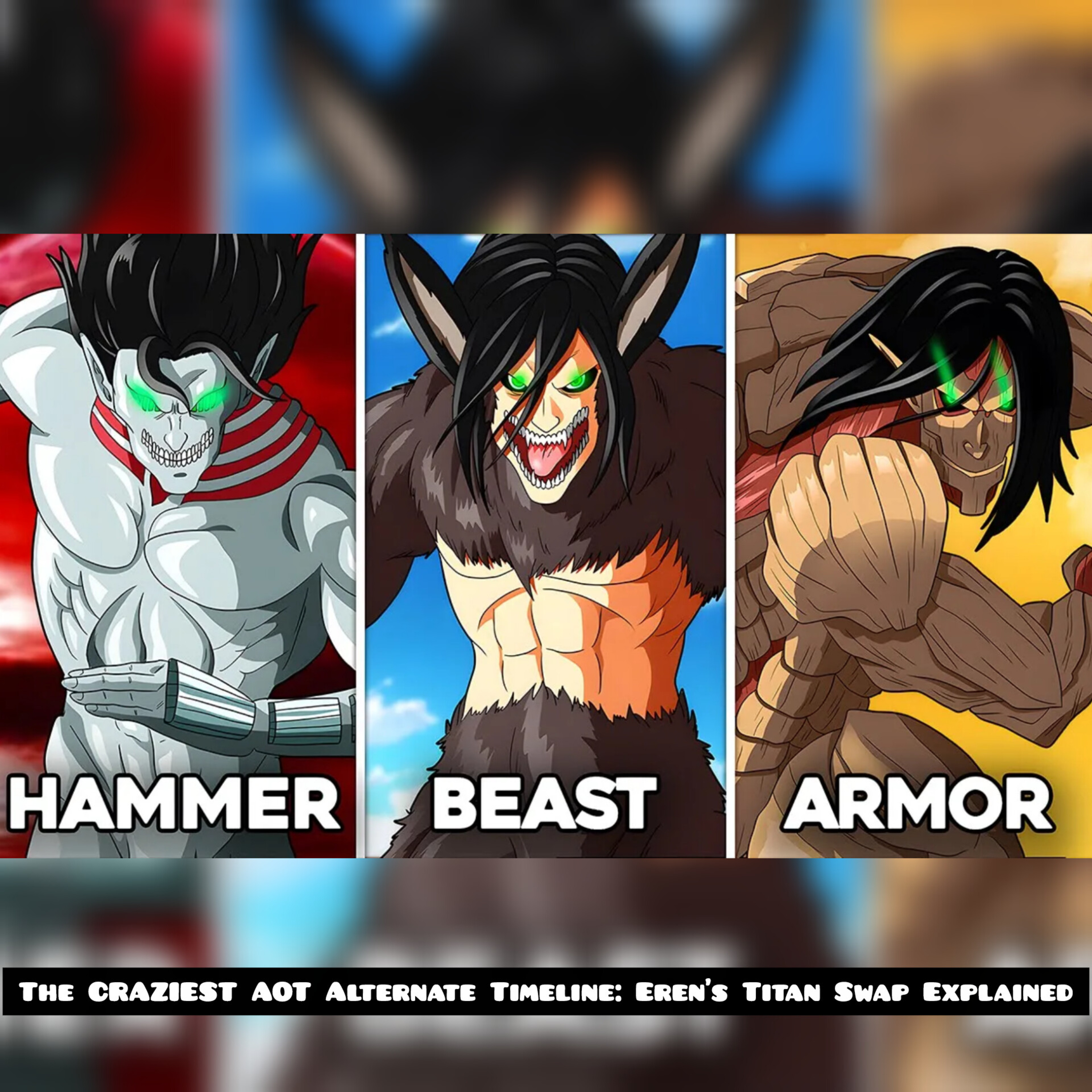 The CRAZIEST AOT Alternate Timeline: Eren’s Titan Swap Explained episode artwork