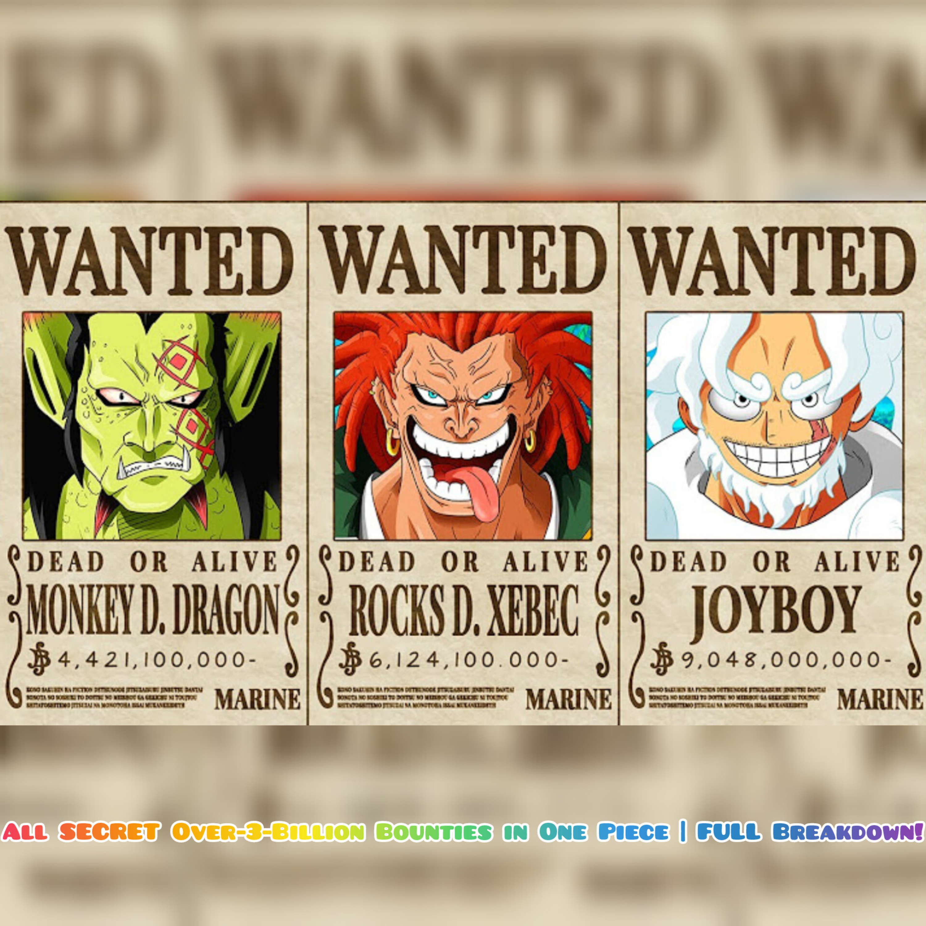 All SECRET Over-3-Billion Bounties in One Piece | FULL Breakdown! episode artwork