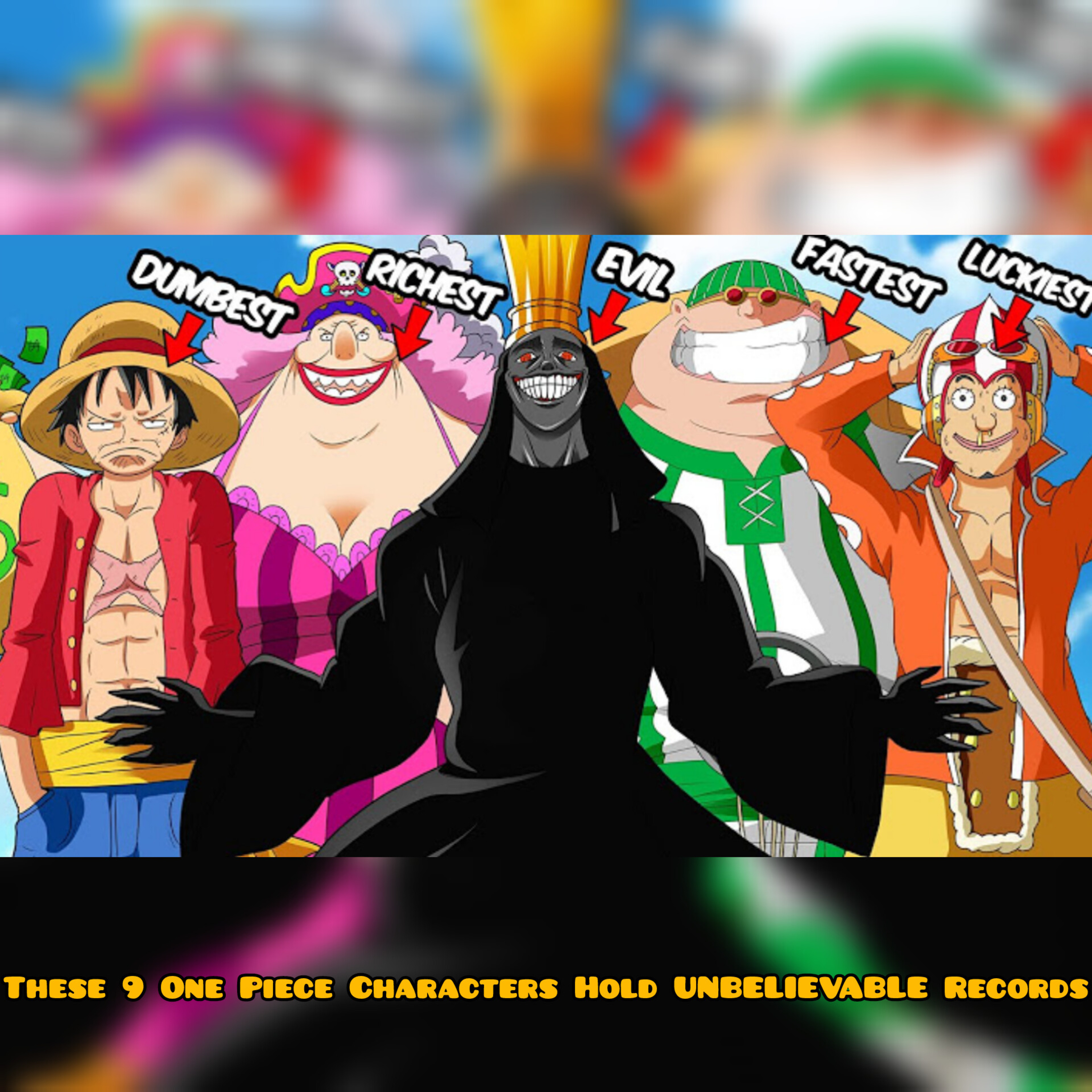 These 9 One Piece Characters Hold UNBELIEVABLE Records episode artwork