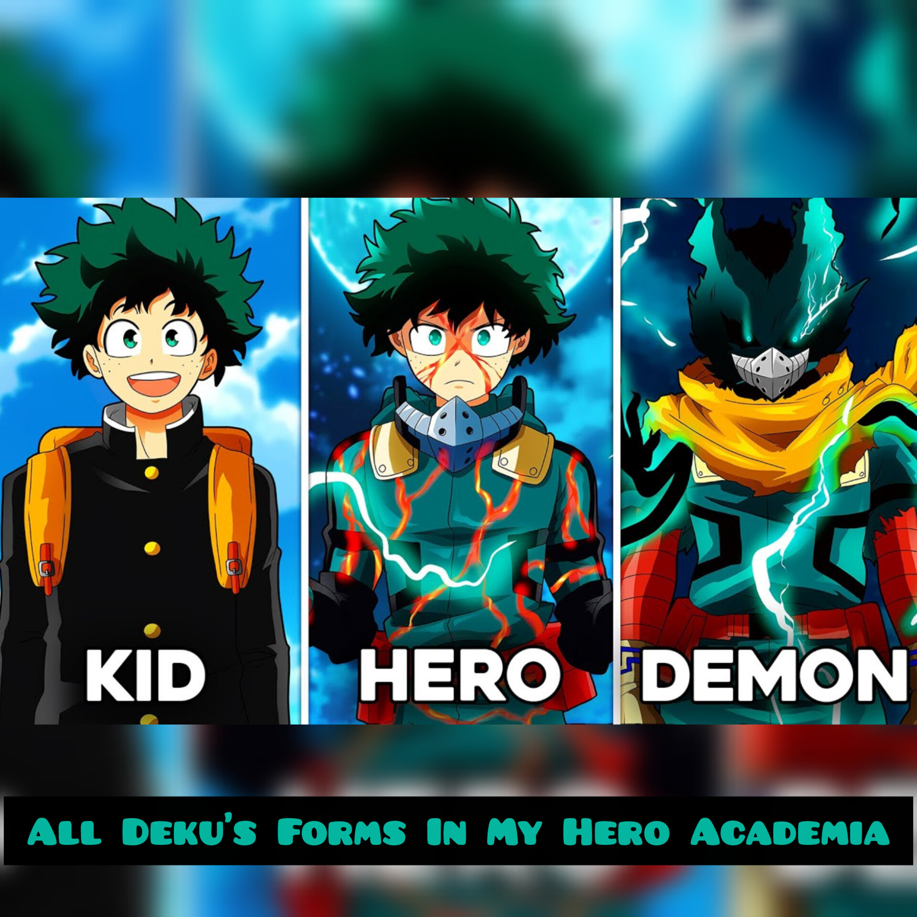 All Deku’s Forms In My Hero Academia (Full Cowl, Demon...) episode artwork