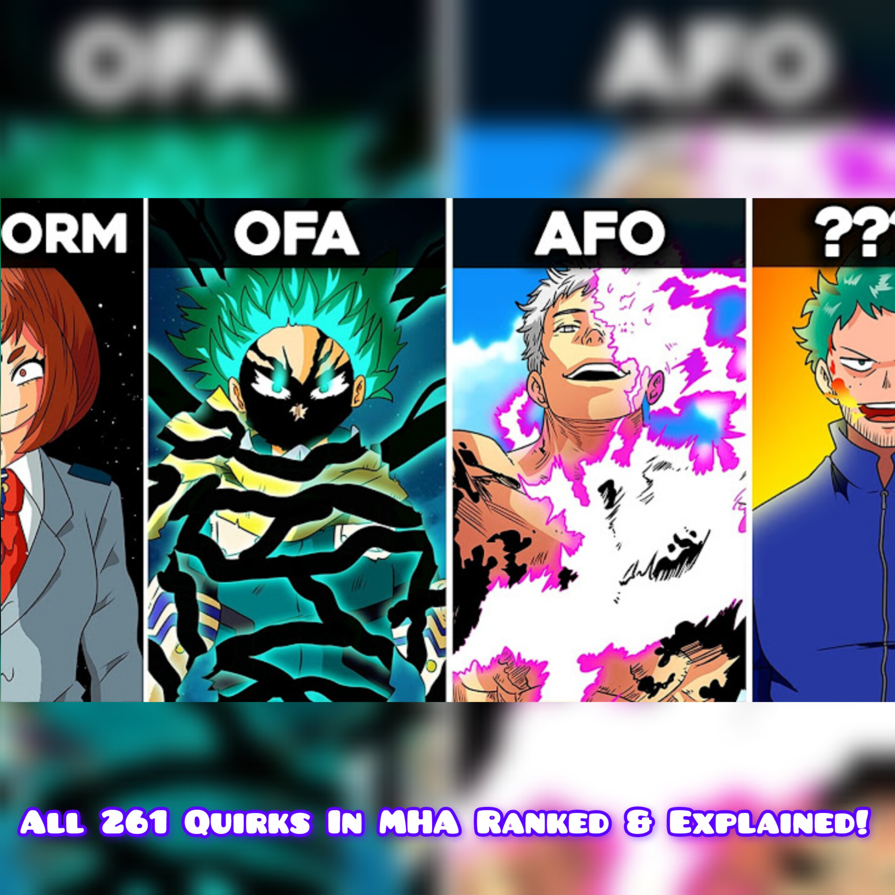 All 261 Quirks In MHA Ranked & Explained! episode artwork