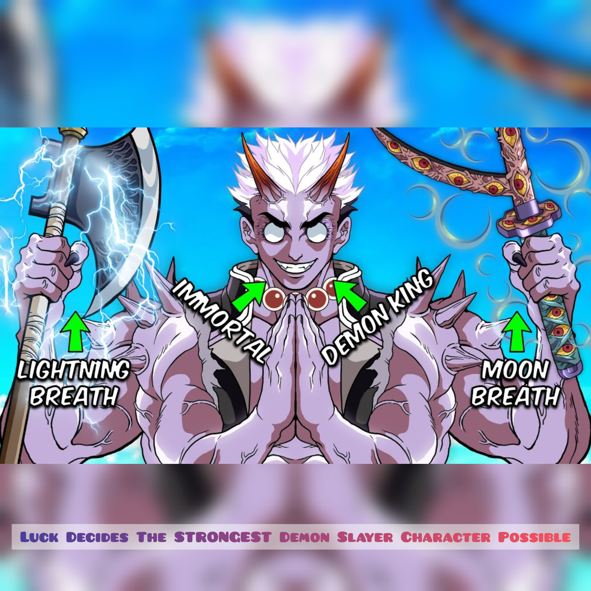 Luck Decides The STRONGEST Demon Slayer Character Possible
