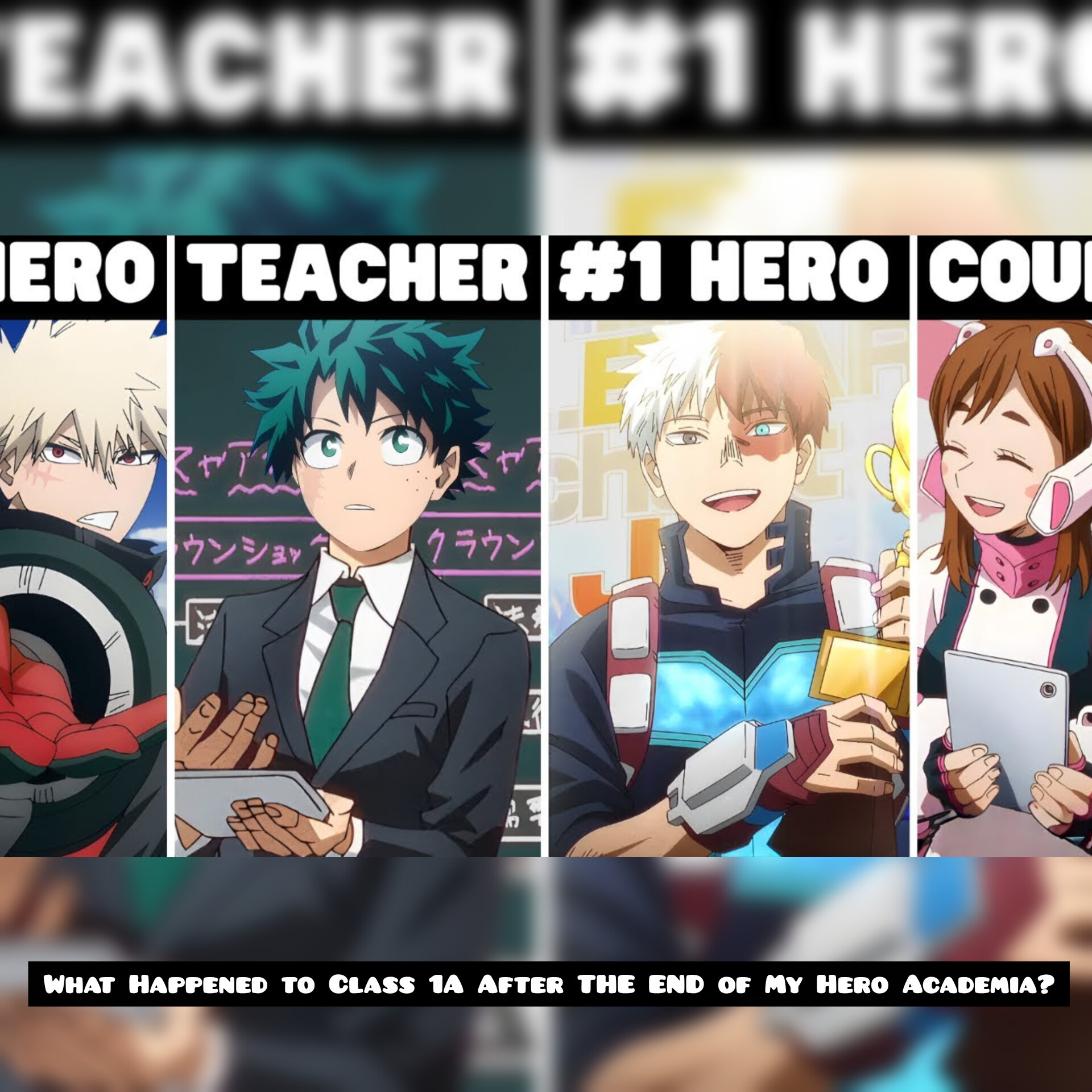 What Happened to Class 1A After THE END of My Hero Academia?
