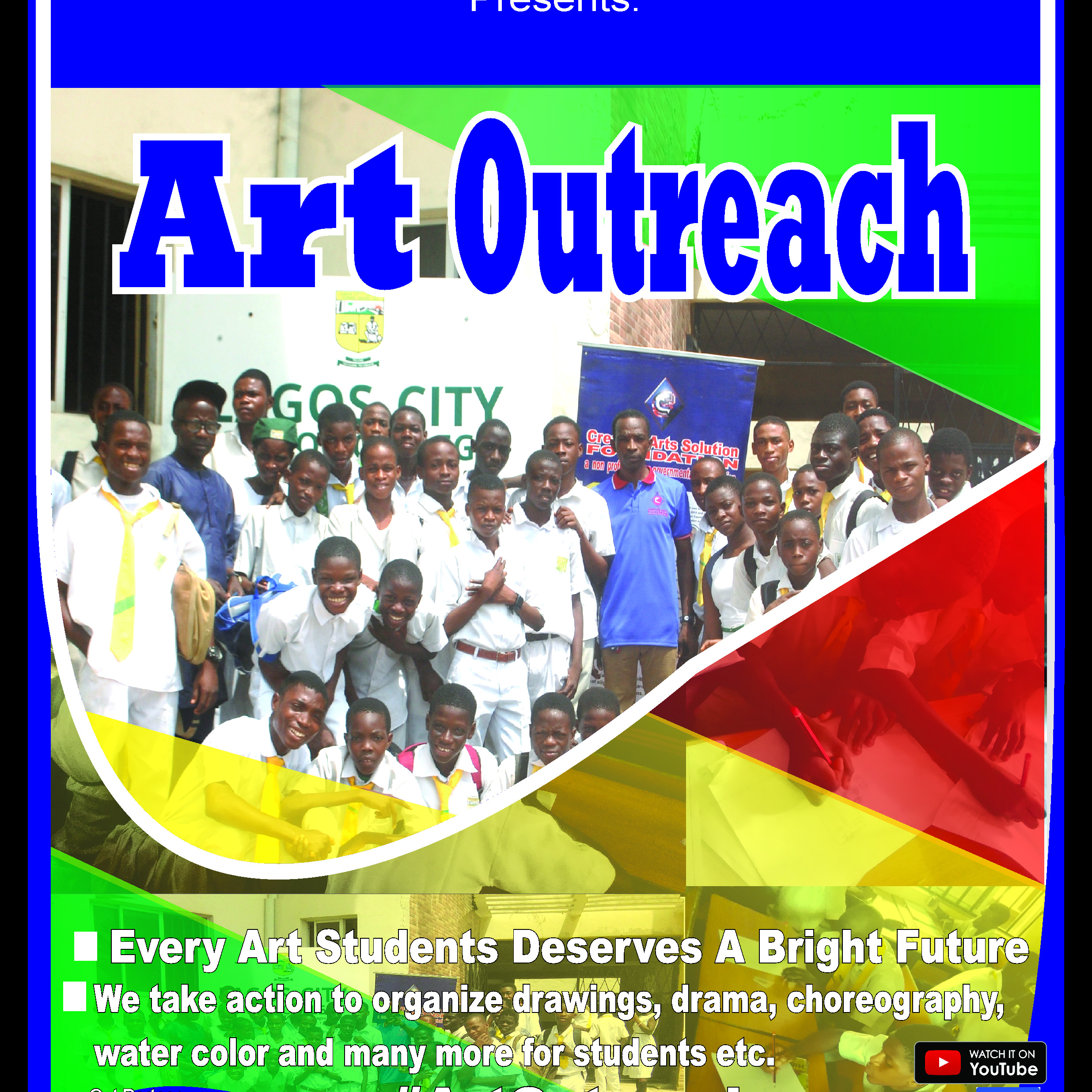 The Art Outreach Brightens Lagos State Govt Schools As Olusola David Ayibiowu Curated