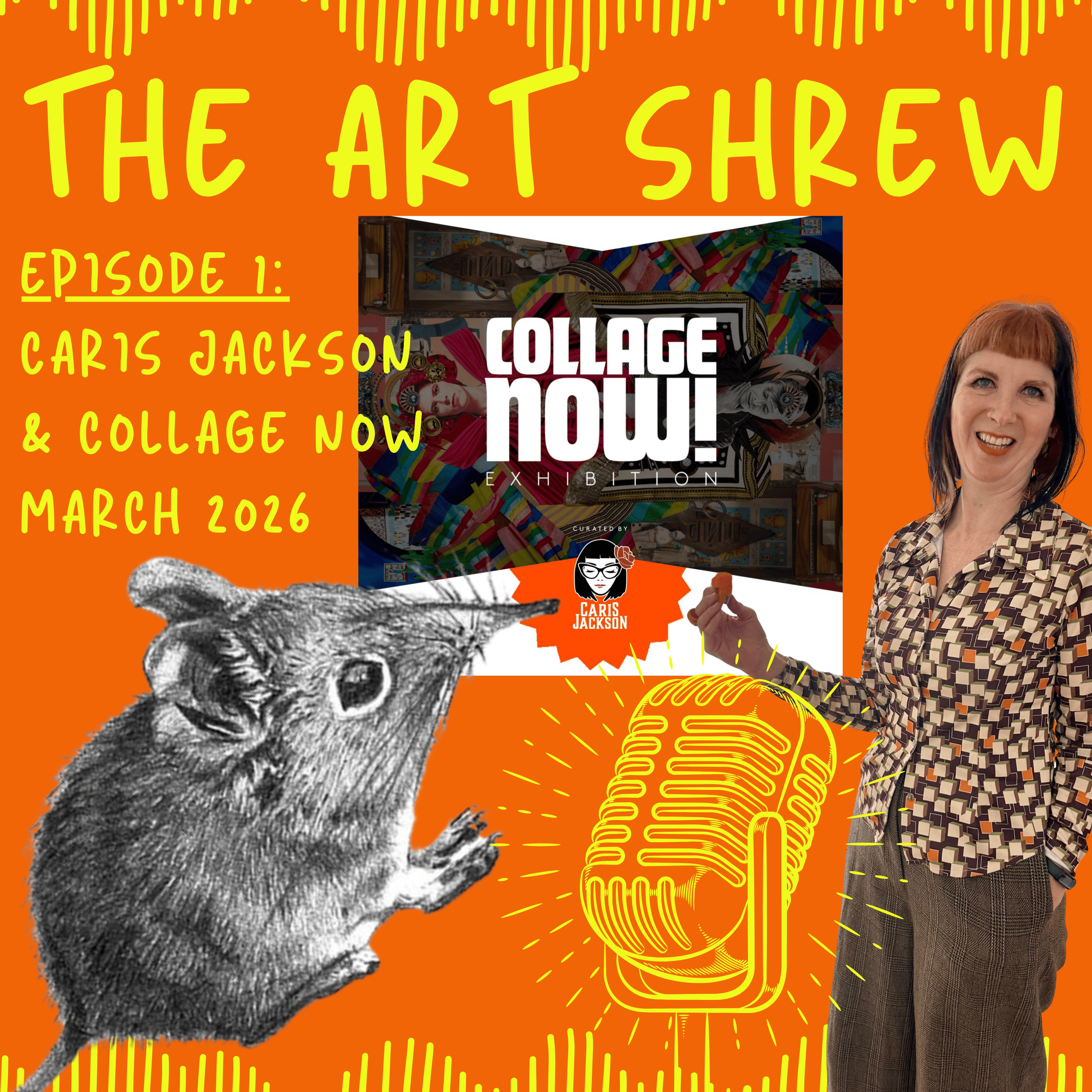 Caris Jackson & “Collage Now” exhibition at the Gateway Gallery Spring 2026 episode artwork