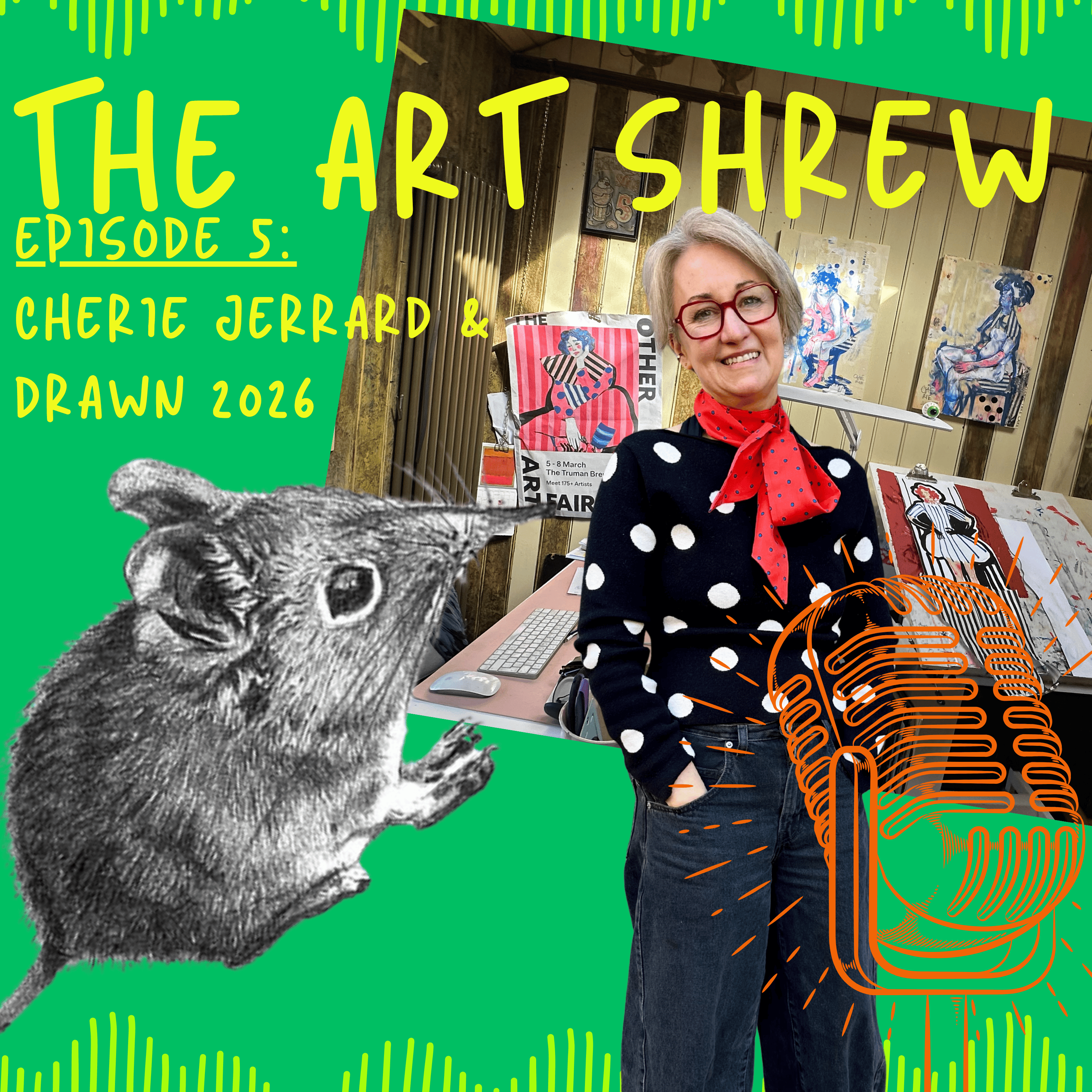 Cherie Jerrard & Drawn episode artwork