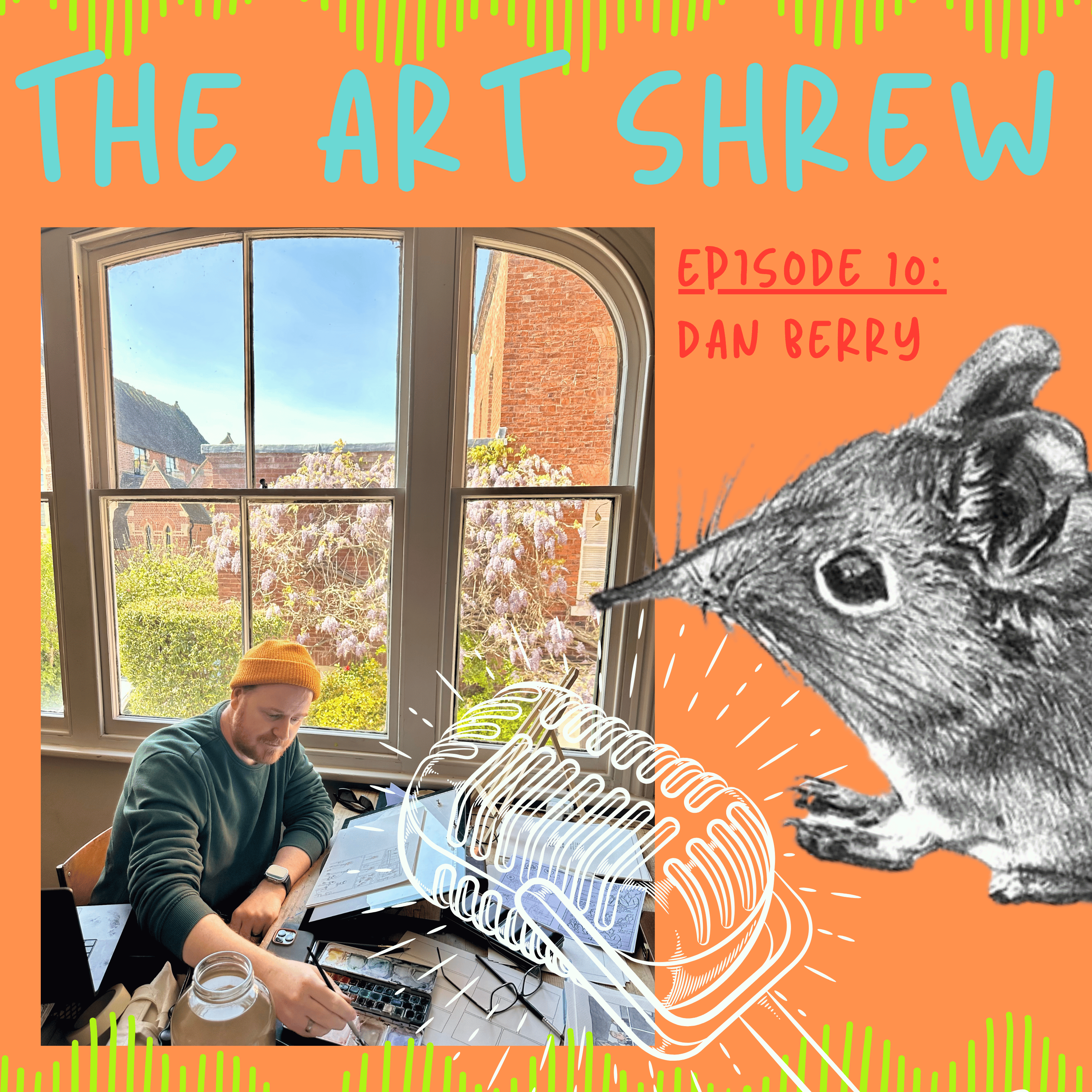 Dan Berry at Swan Hill Studios episode artwork