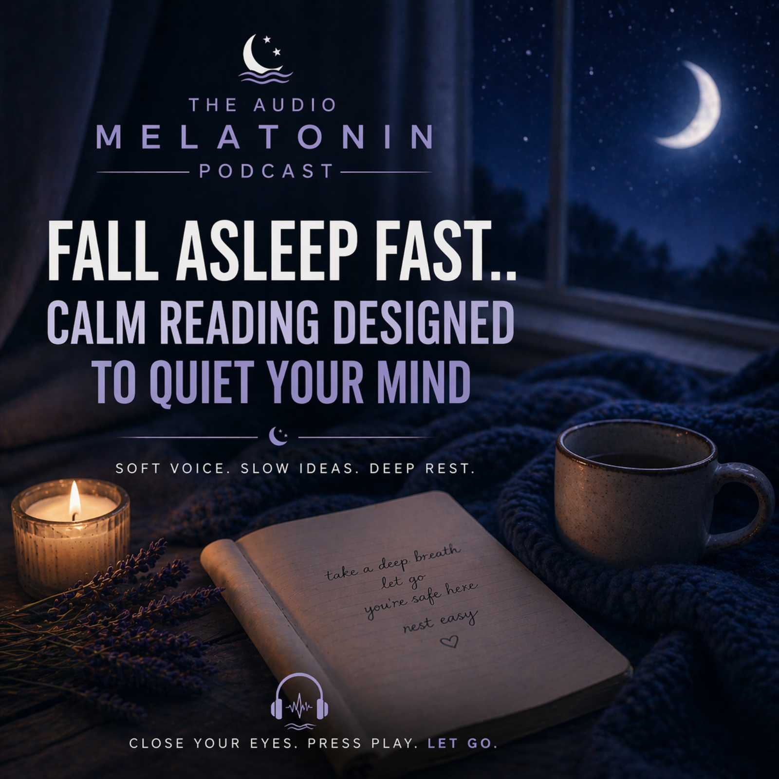 Fall Asleep Fast… Calm Reading Designed to Quiet Your Mind  episode artwork