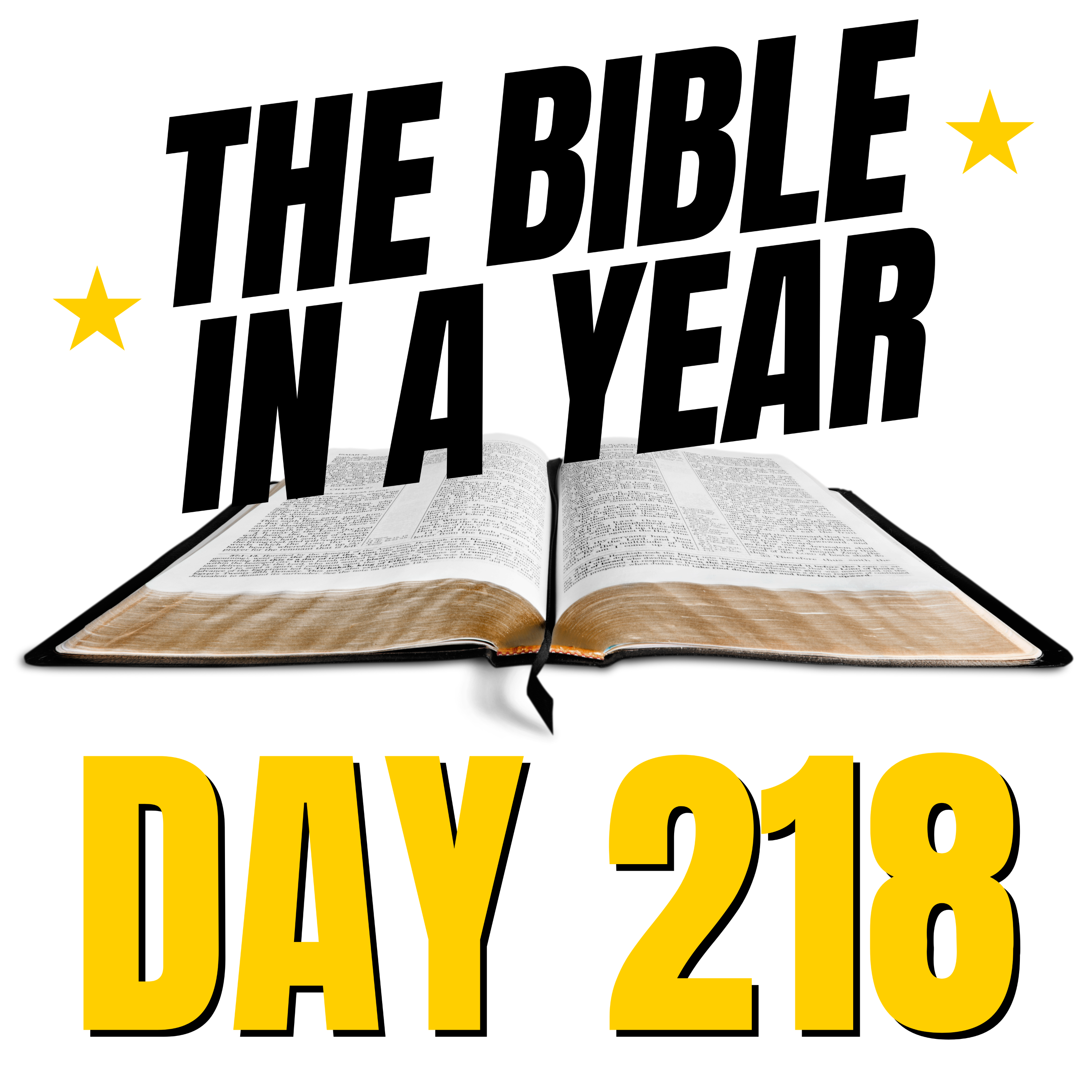 THE BIBLE IN A YEAR: Day 218 episode artwork