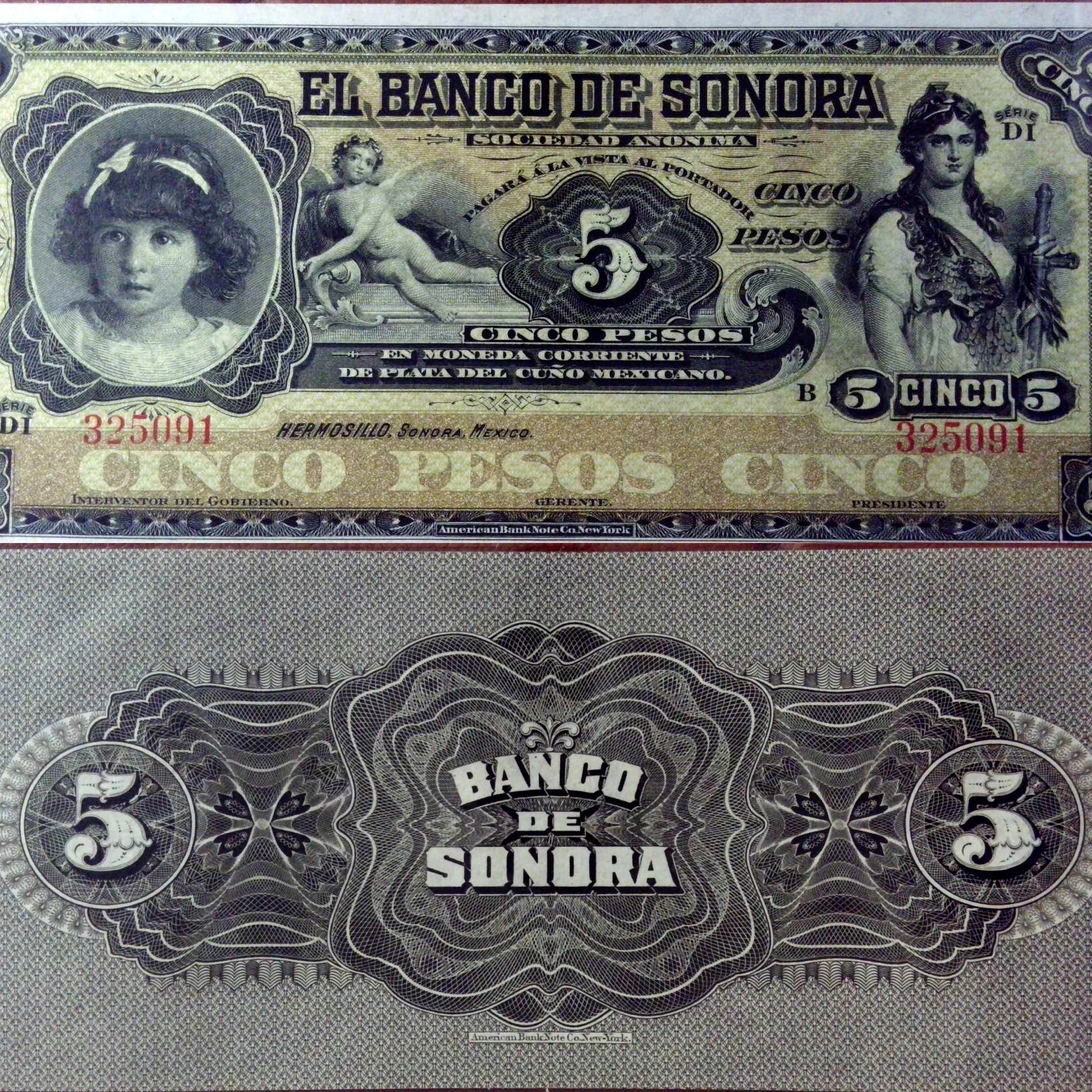 Mexico: El Banco de Sonora 5 Pesos Banknote (1911) episode artwork