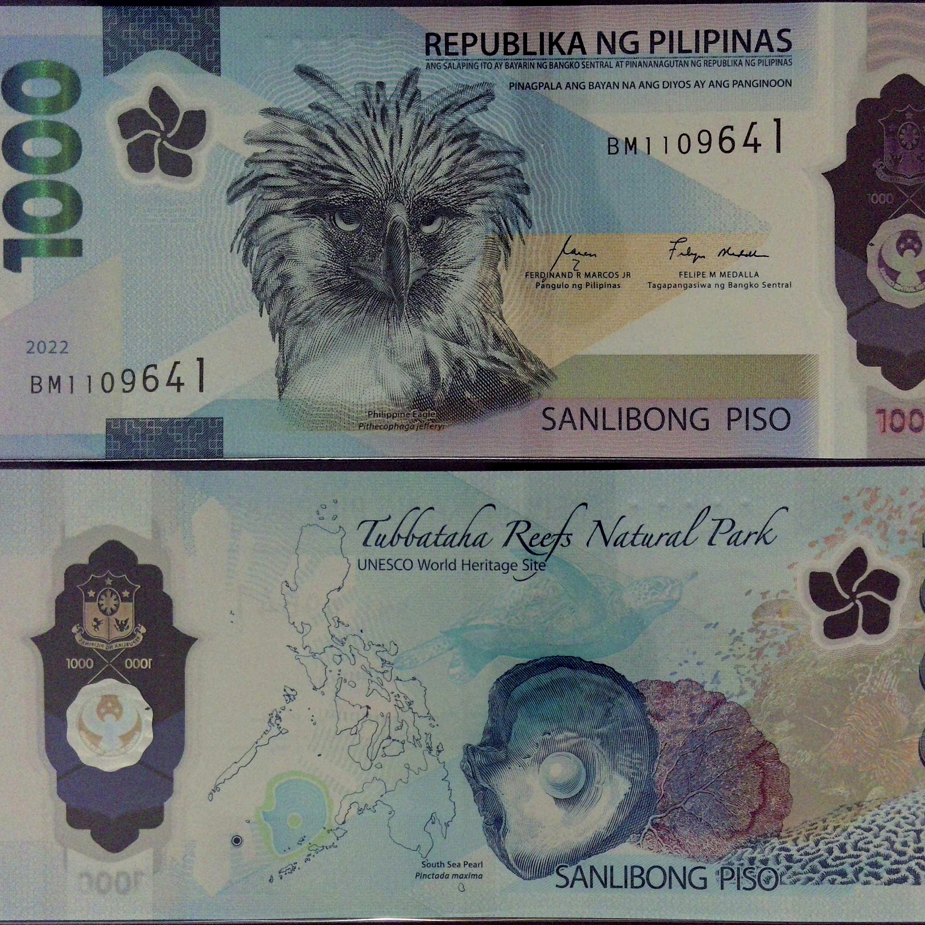 Philippines: Republika NG Pilipinas 1000 Pisos First Philippine Polymer Banknote Series Banknoe (2022) episode artwork
