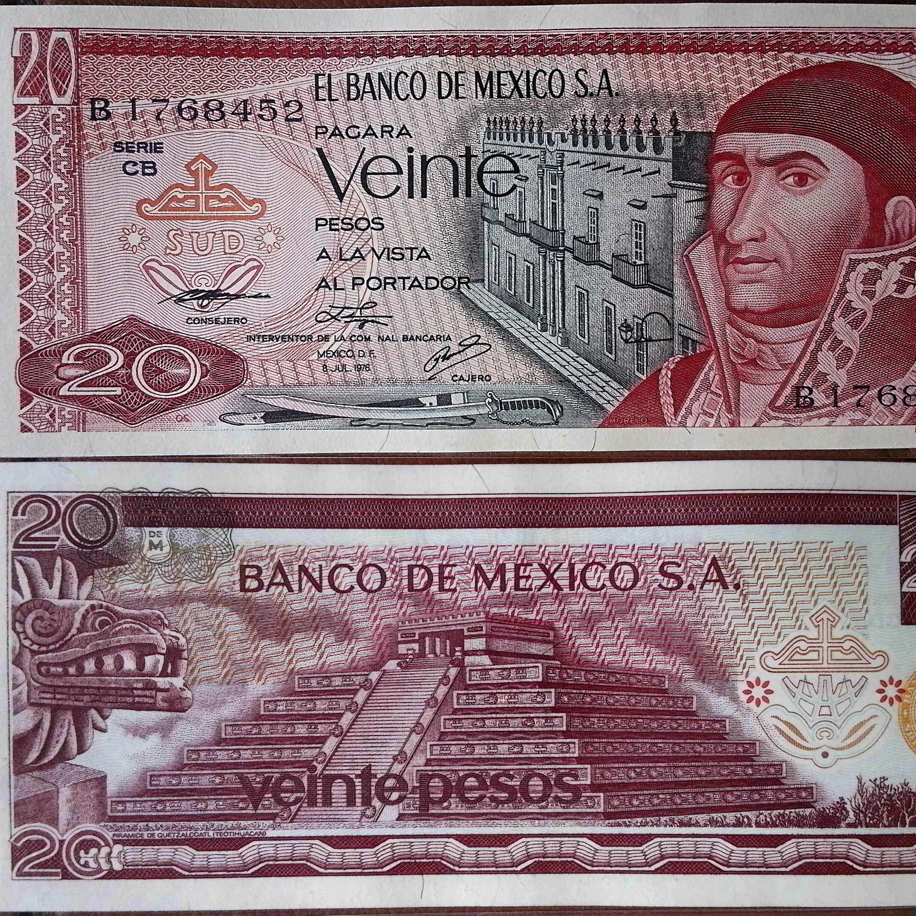 Mexico: Banco de México 20 Pesos Familia AA (1976) episode artwork