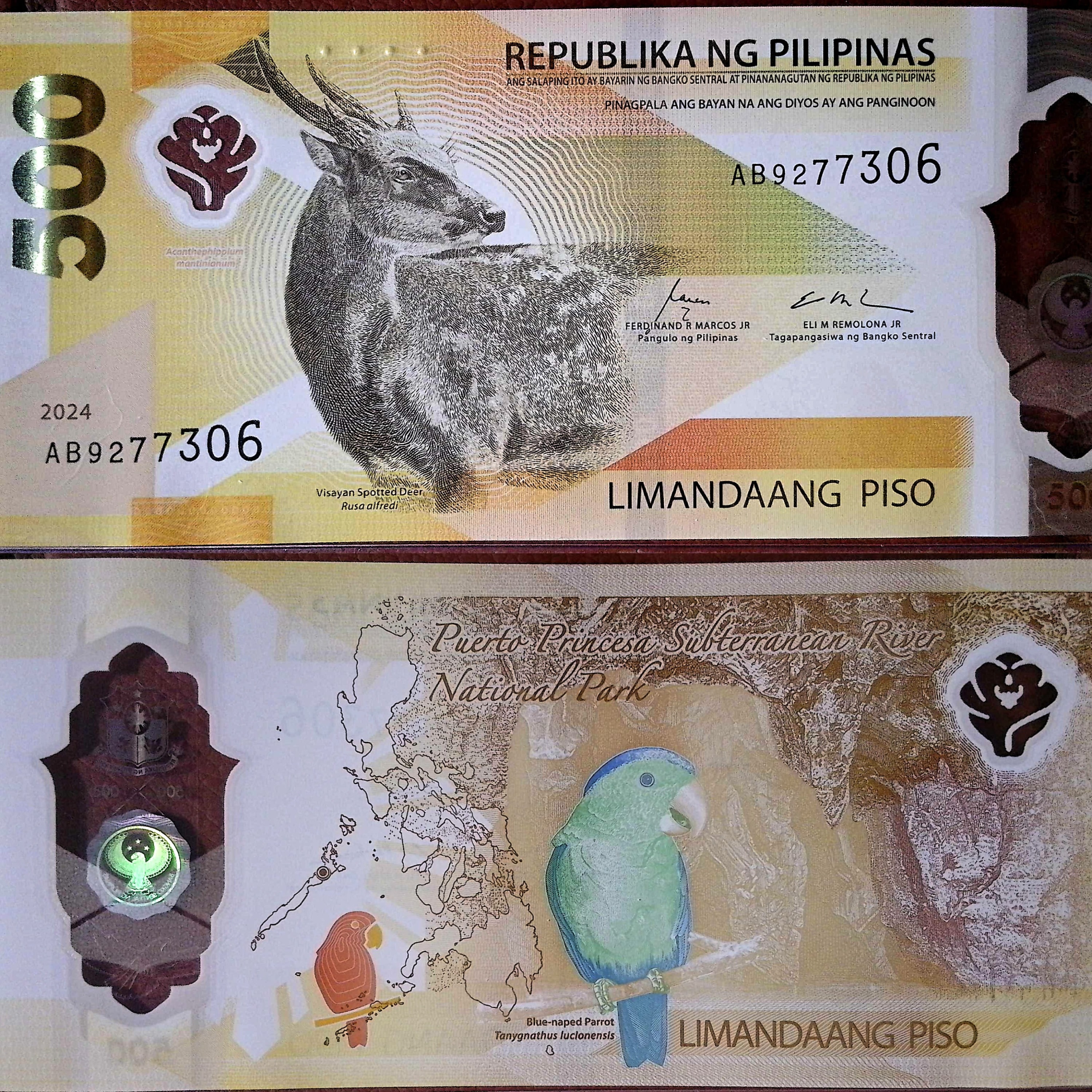 Philippines: Central Bank of the Philippines 500 Piso First Polymer Series Banknote episode artwork