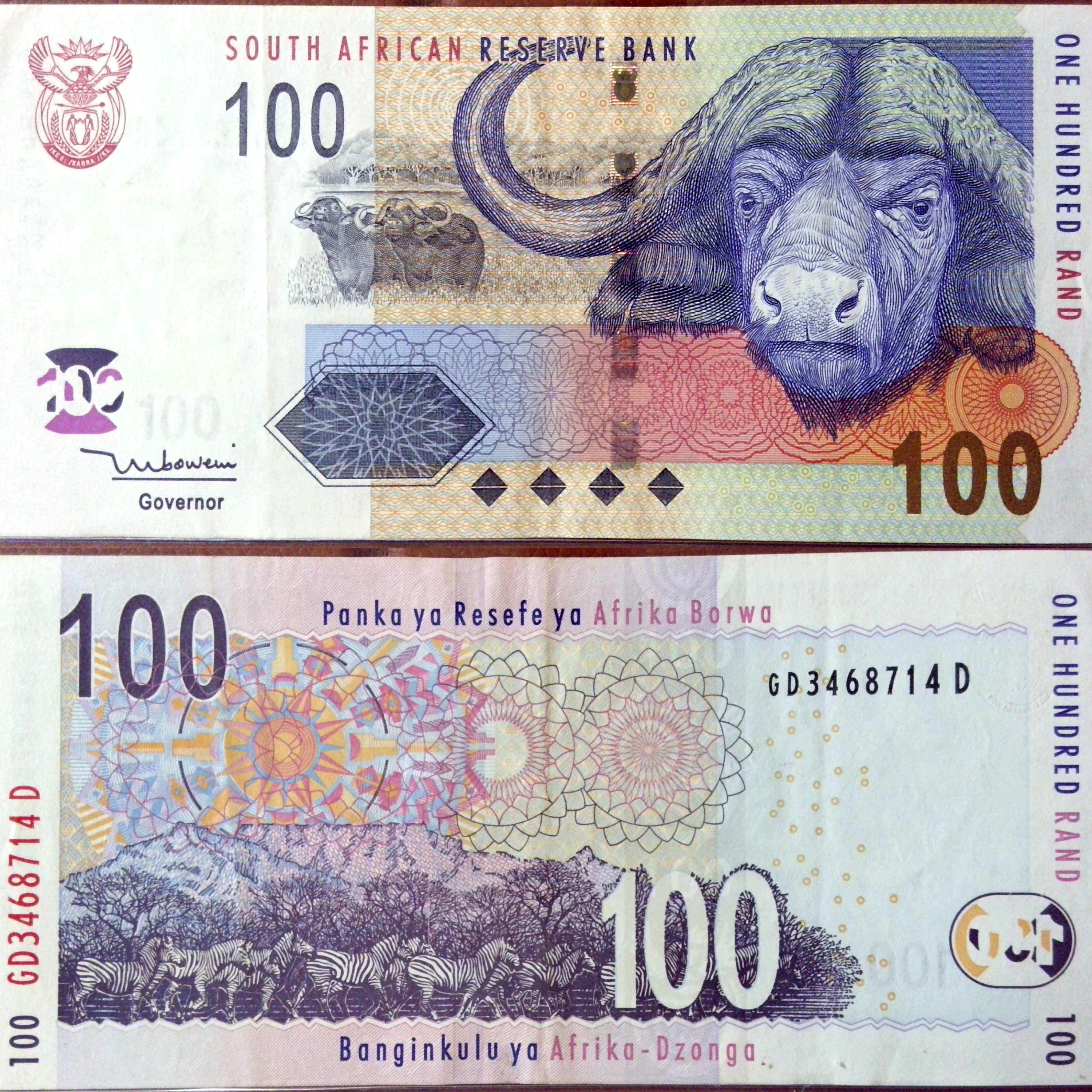 South Africa: South African Reserve Bank 100 Rand Banknote (2005 Upgraded Series) episode artwork