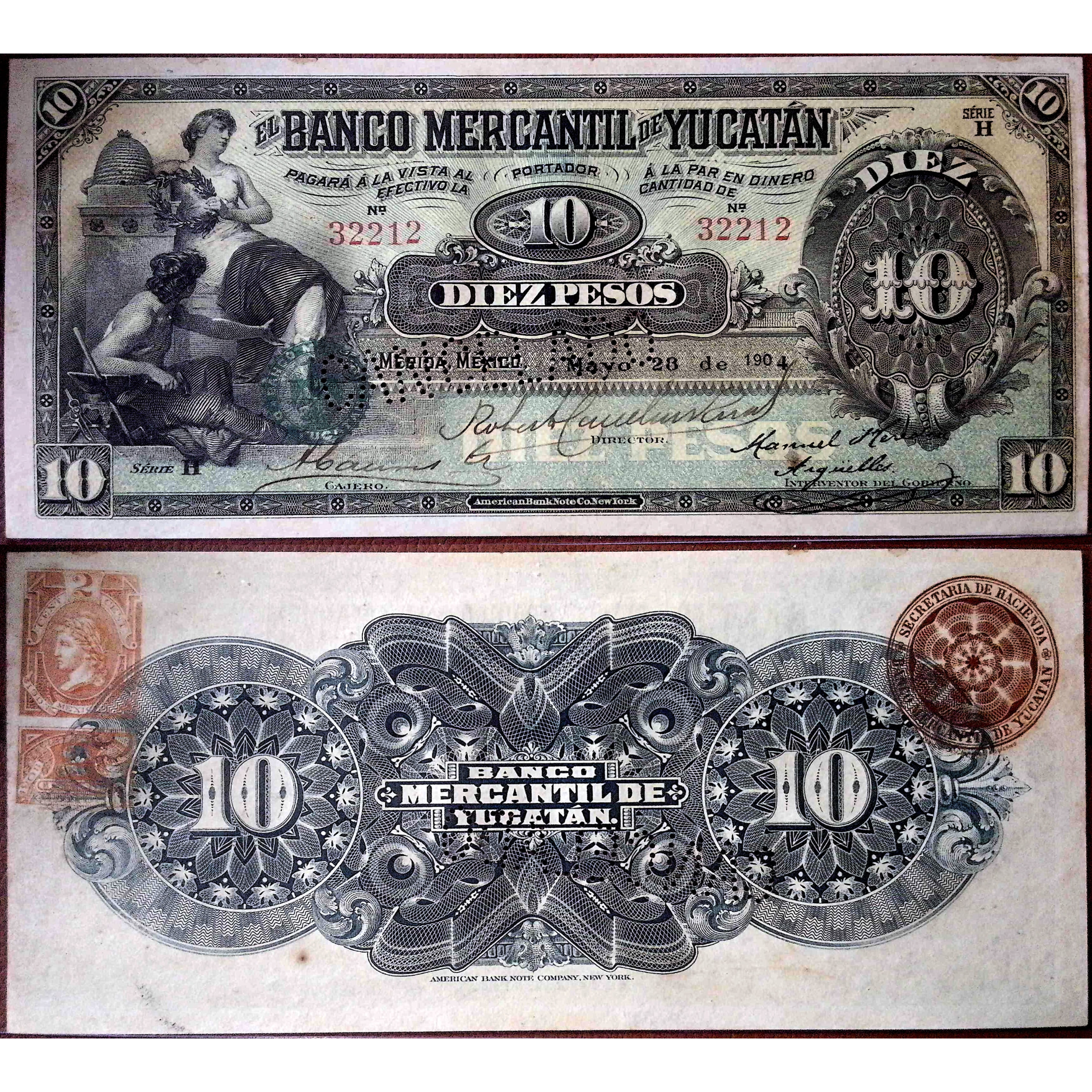 Mexico: El Banco Mercantil de Yucatán 10 Pesos (1904) Banknote Report episode artwork