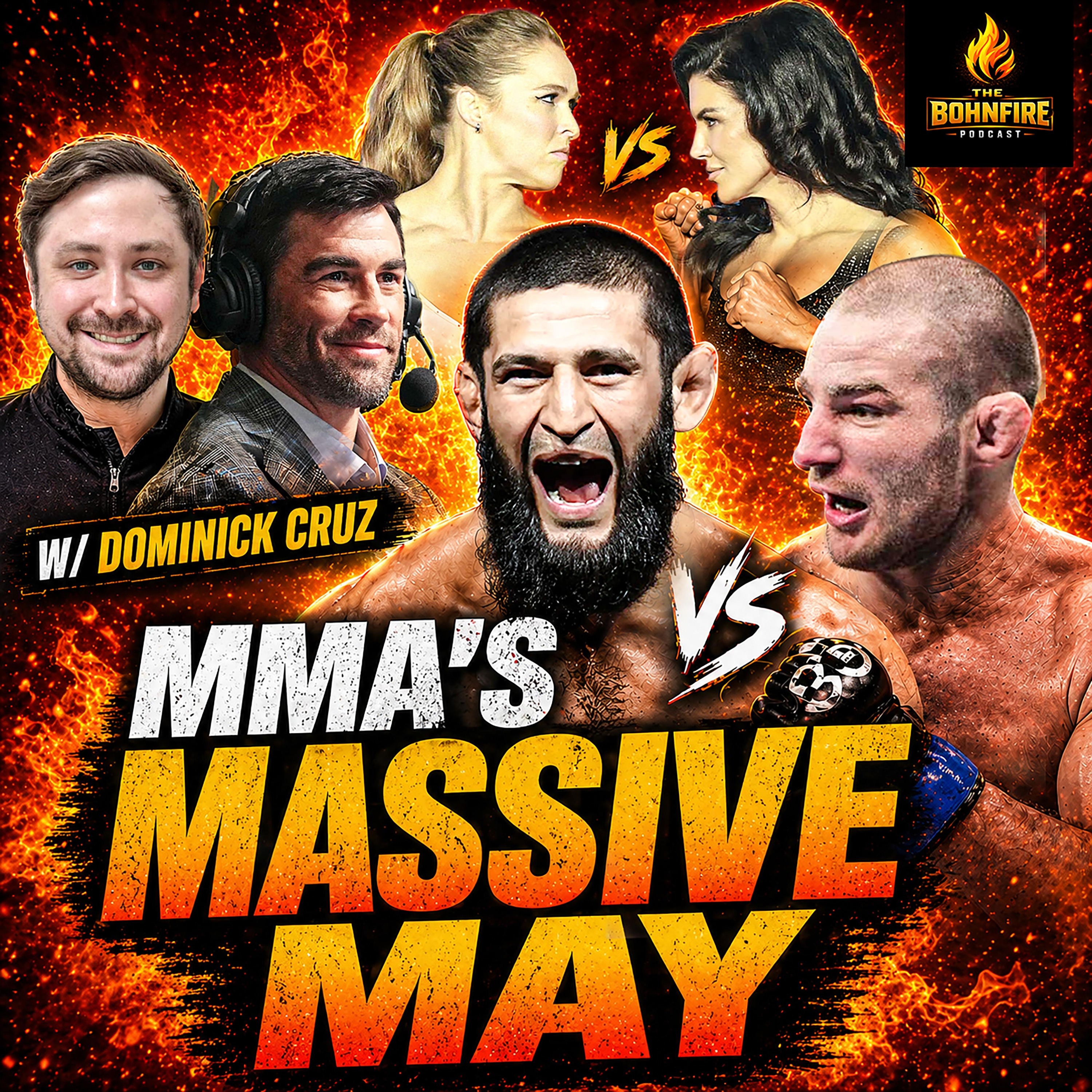 MMA's Massive May with Dominick Cruz: Chimaev-Strickland, Rousey-Carano, more