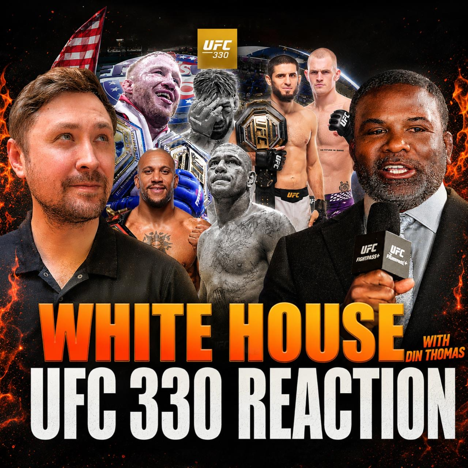 Din Thomas reacts to UFC 330 title fights + UFC White House aftermath