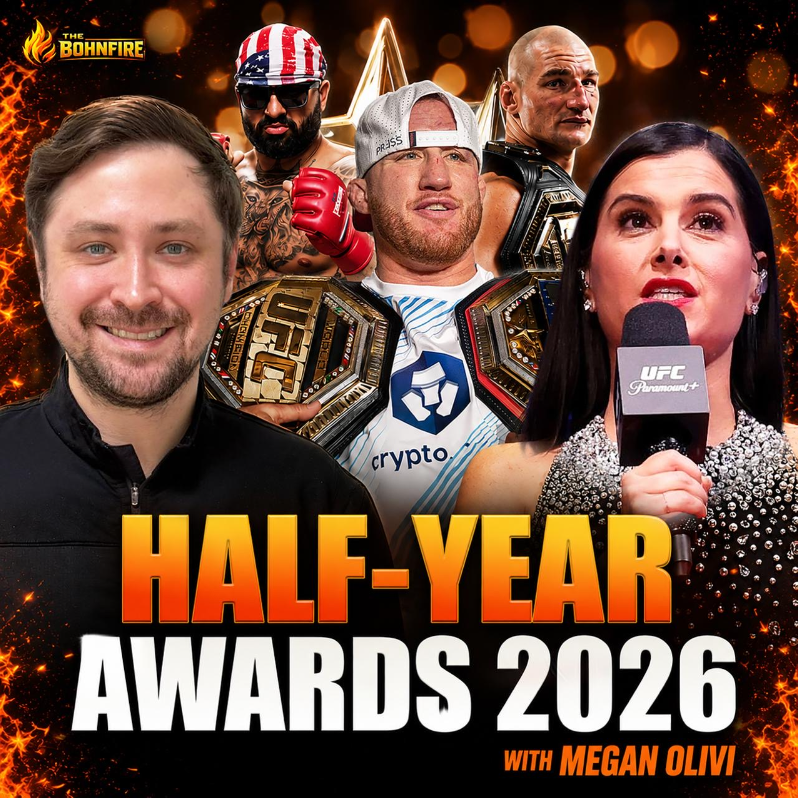 Megan Olivi 's 2026 Half-Year UFC Awards + early UFC 329 preview