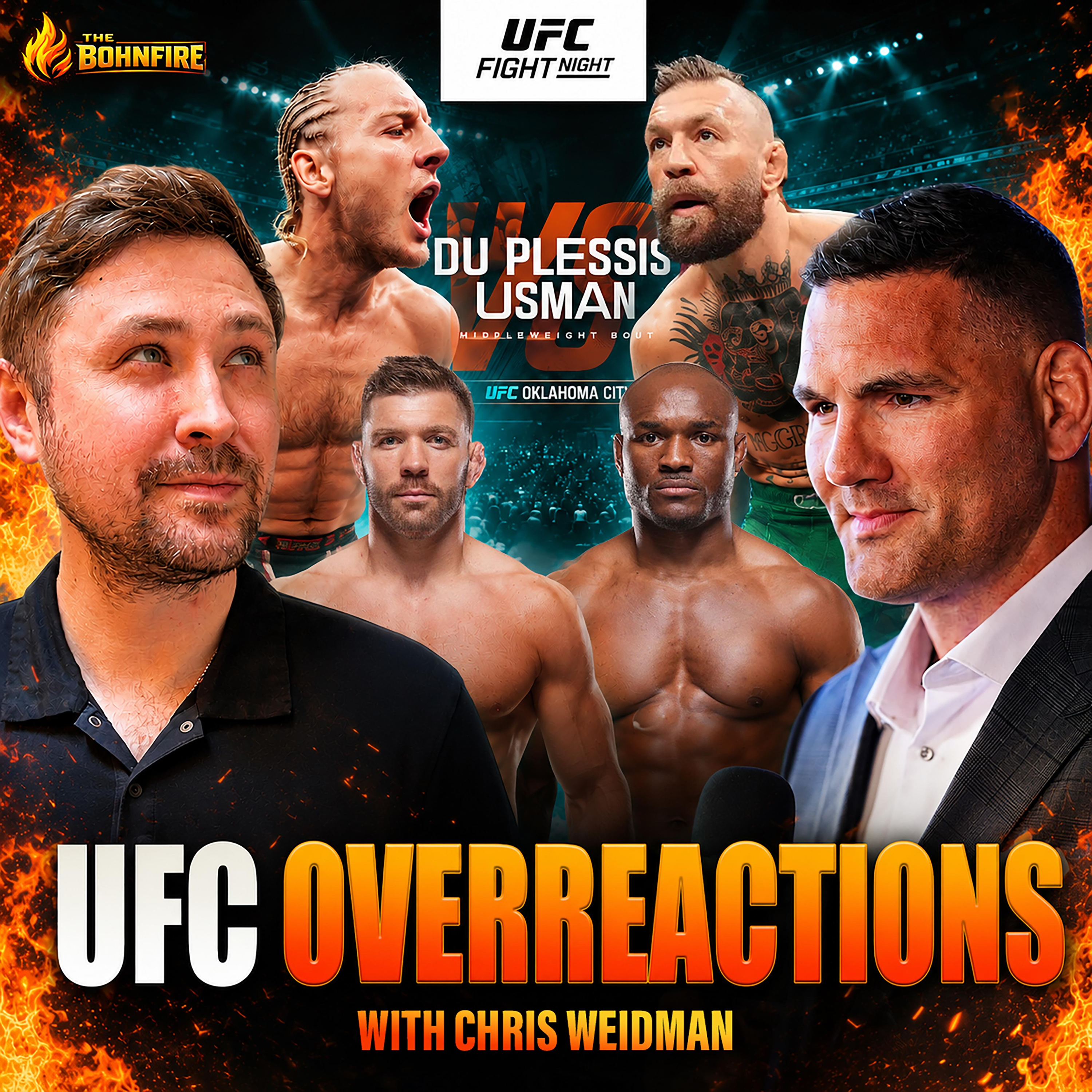 UFC Overreactions with Chris Weidman: McGregor injury, Pimblett, DDP-Usman, Makhachev GOAT