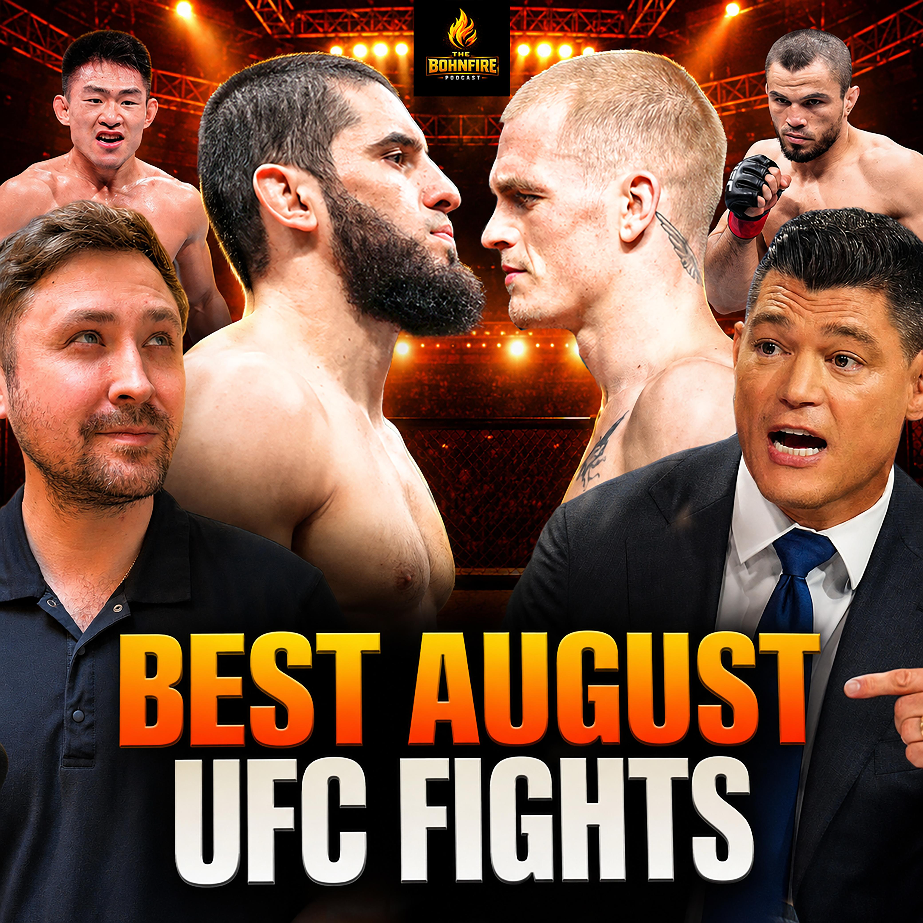 Alan Jouban ranks the 10 best UFC fights of August