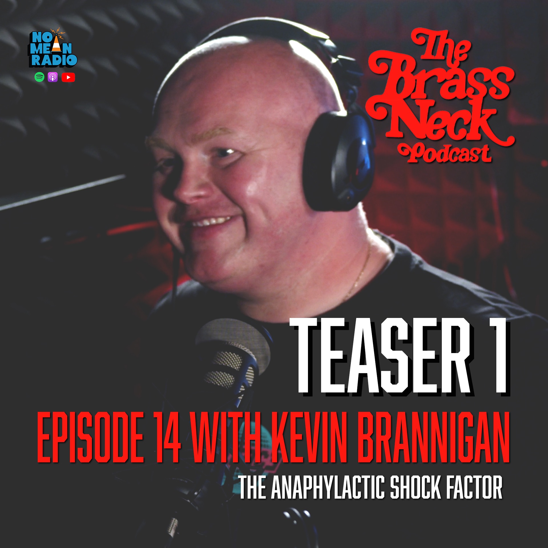 The Brass Neck Podcast: Episode 14 With Kevin Brannigan - The Anaphylactic Shock Factor Teaser 1 episode artwork