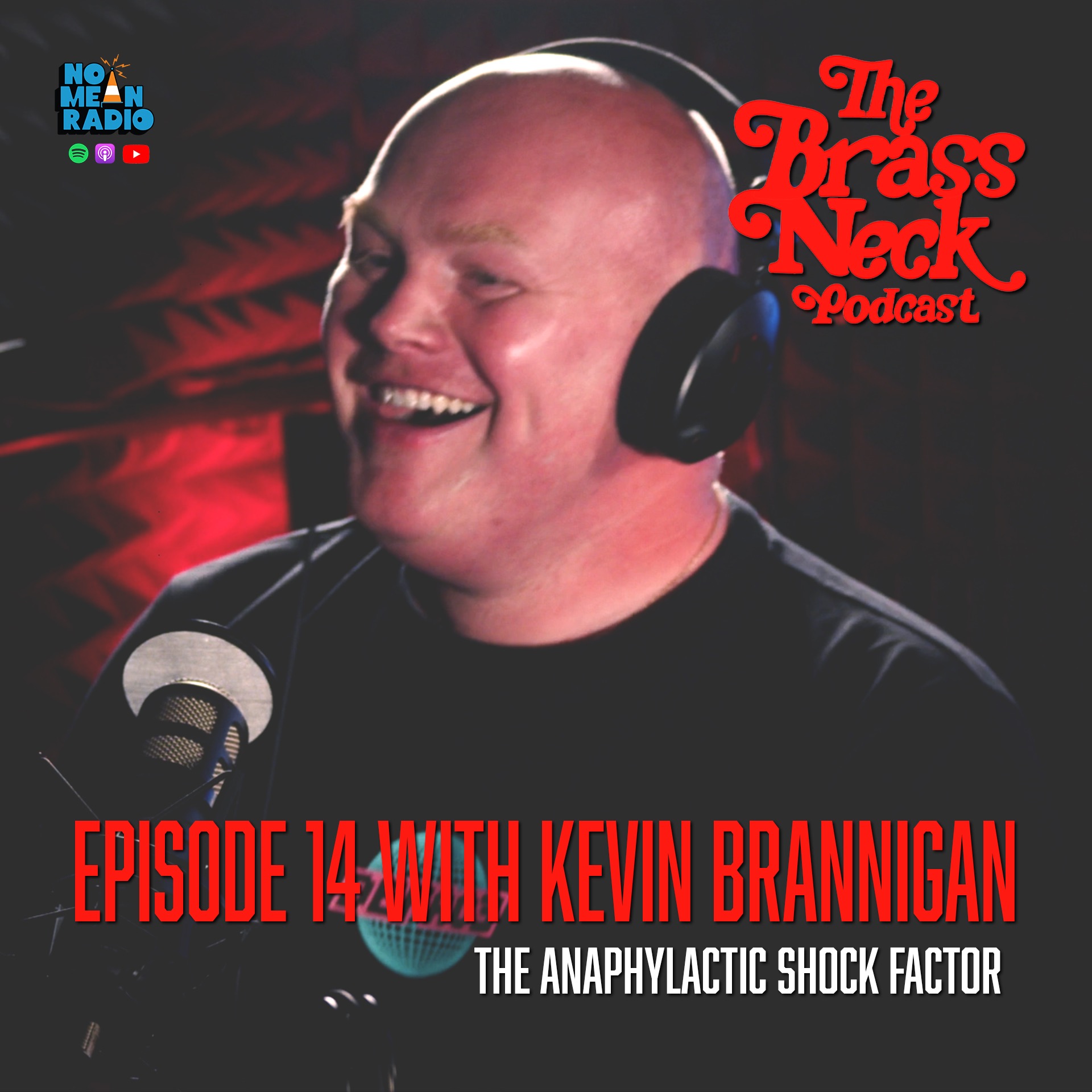 The Brass Neck Podcast: Episode 14 With Kevin Brannigan - The Anaphylactic Shock Factor. episode artwork