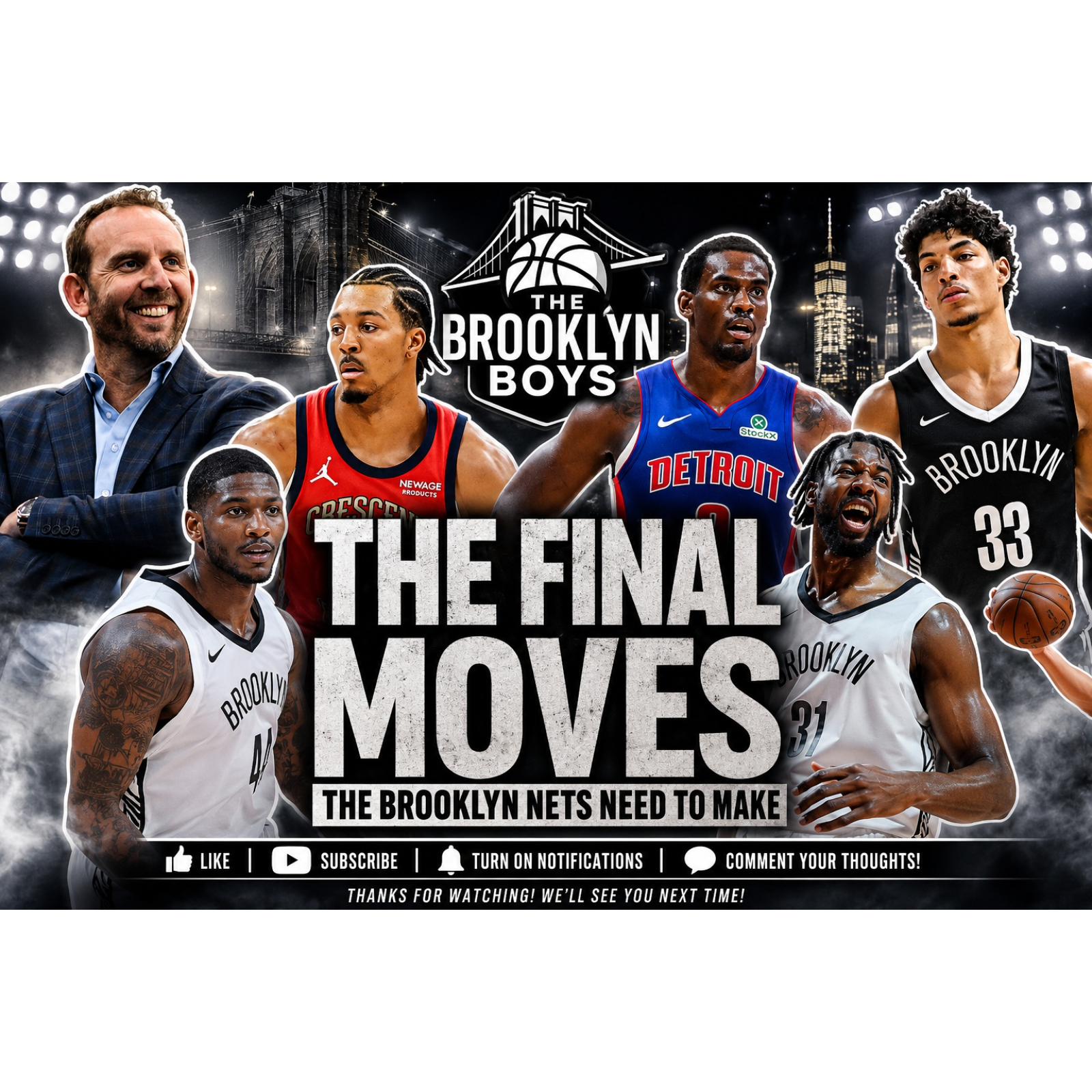 3 Final Moves the Brooklyn Nets MUST MAKE Before Training Camp episode artwork